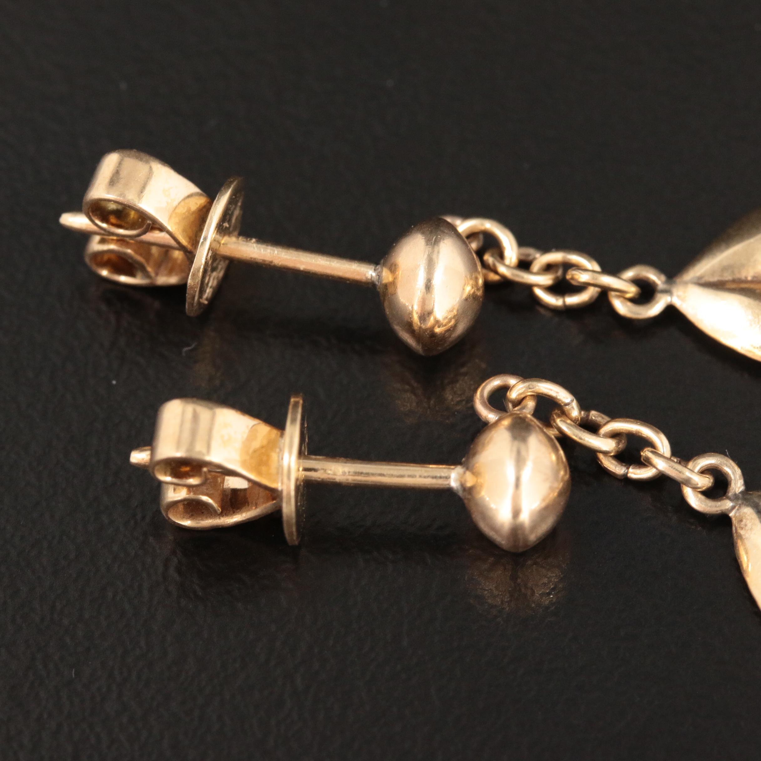 Vintage 14K Yellow Gold Opal and Ruby Bracelet and Earrings