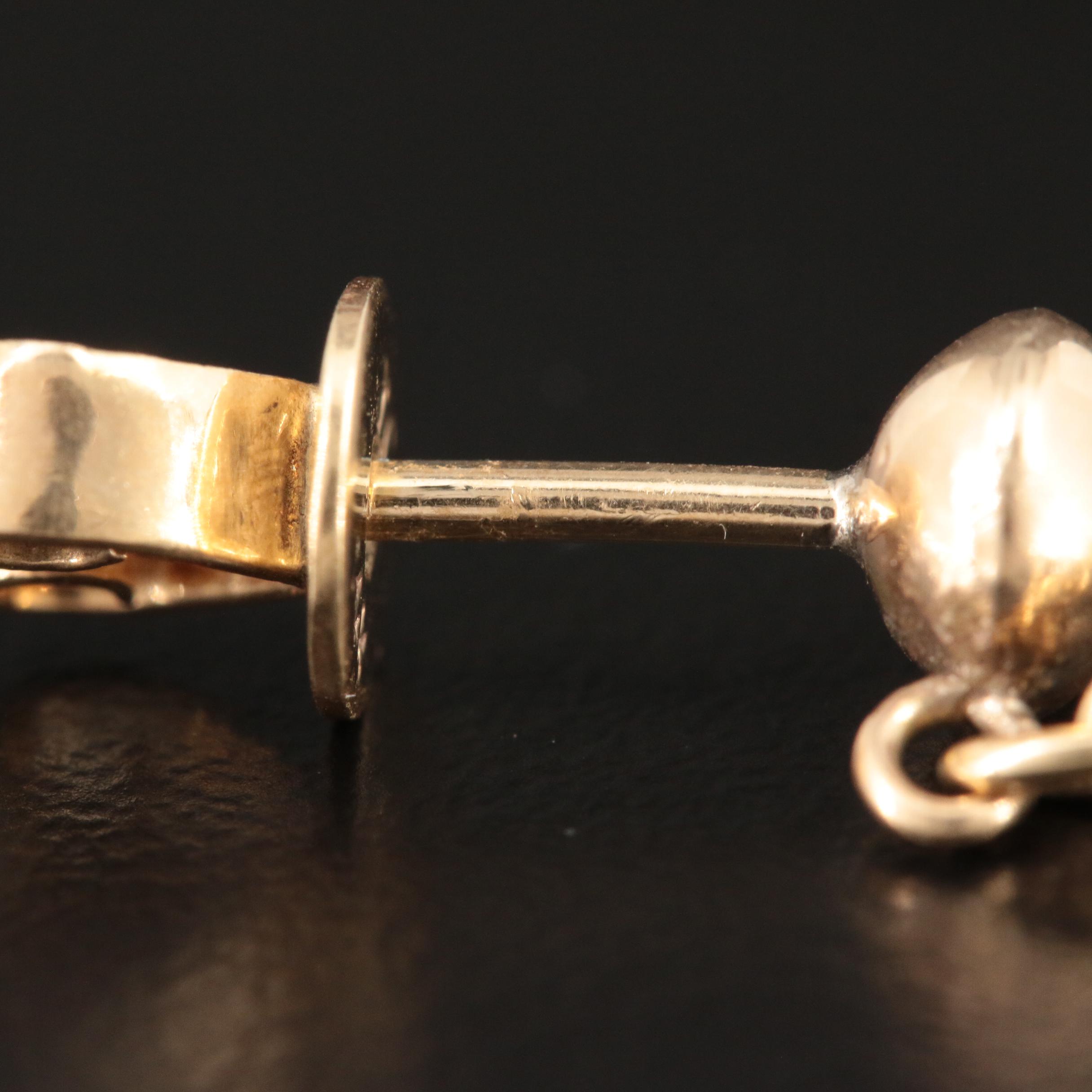 Vintage 14K Yellow Gold Opal and Ruby Bracelet and Earrings