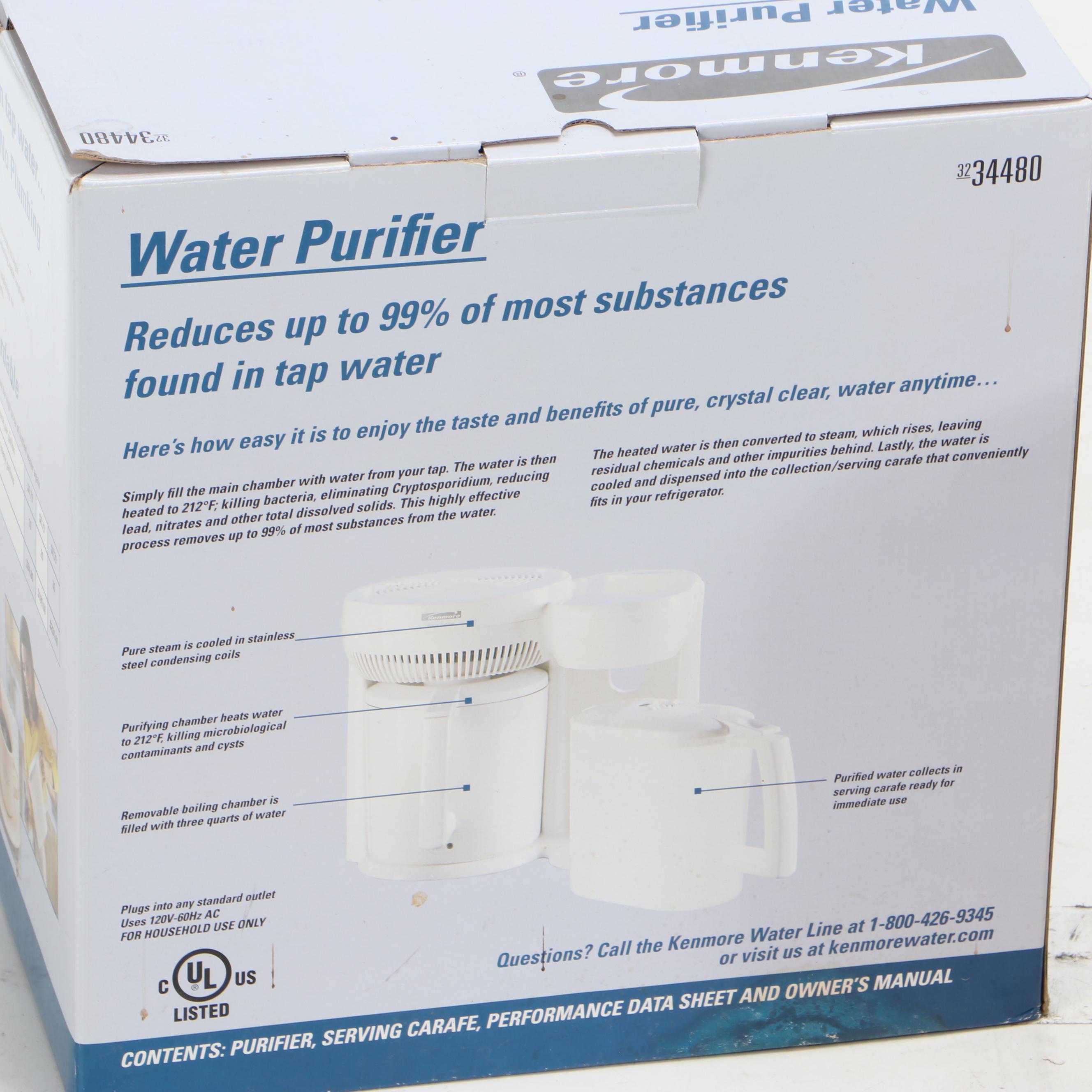 Kenmore Countertop Water Purifier, Model 32-34480