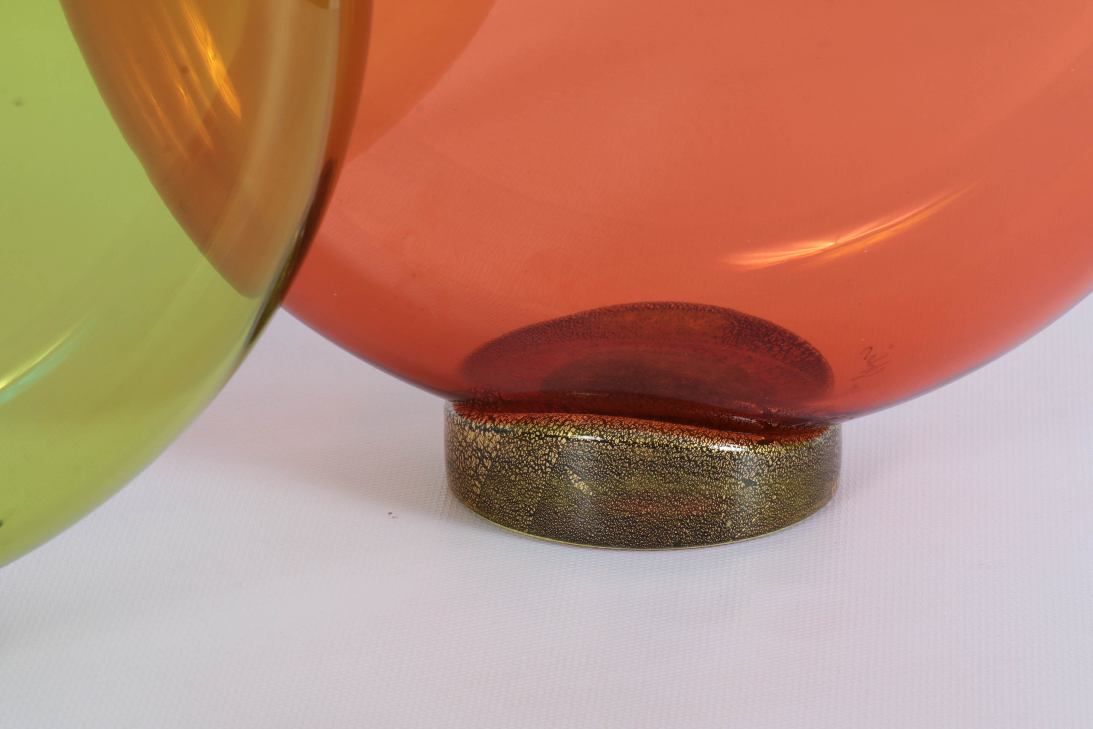 Vetro Vero Hand-Blown Art Glass Pitchers Designed by Michael Schunke