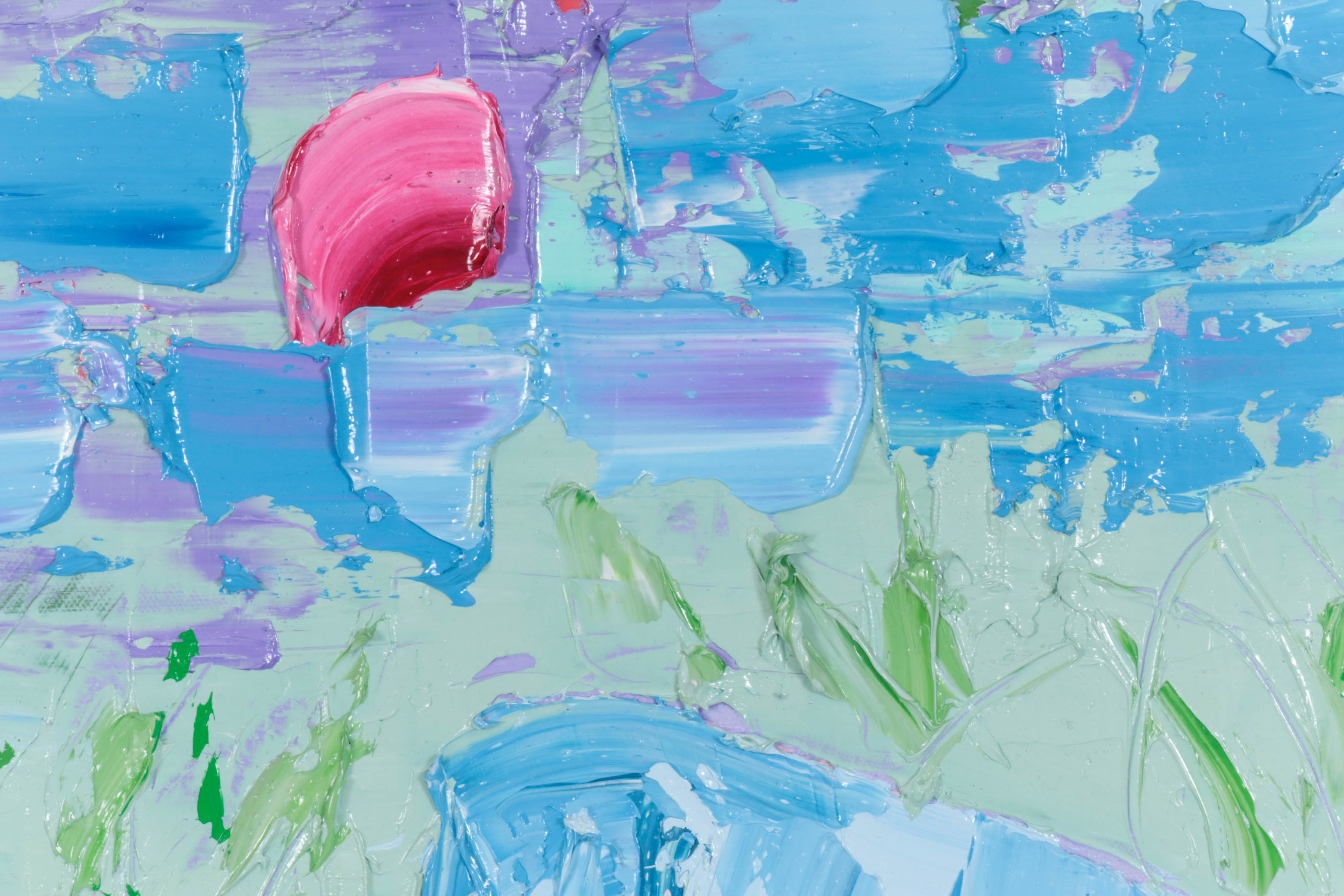 Gayle Gillette Hummel Oil Painting "The Burning House"