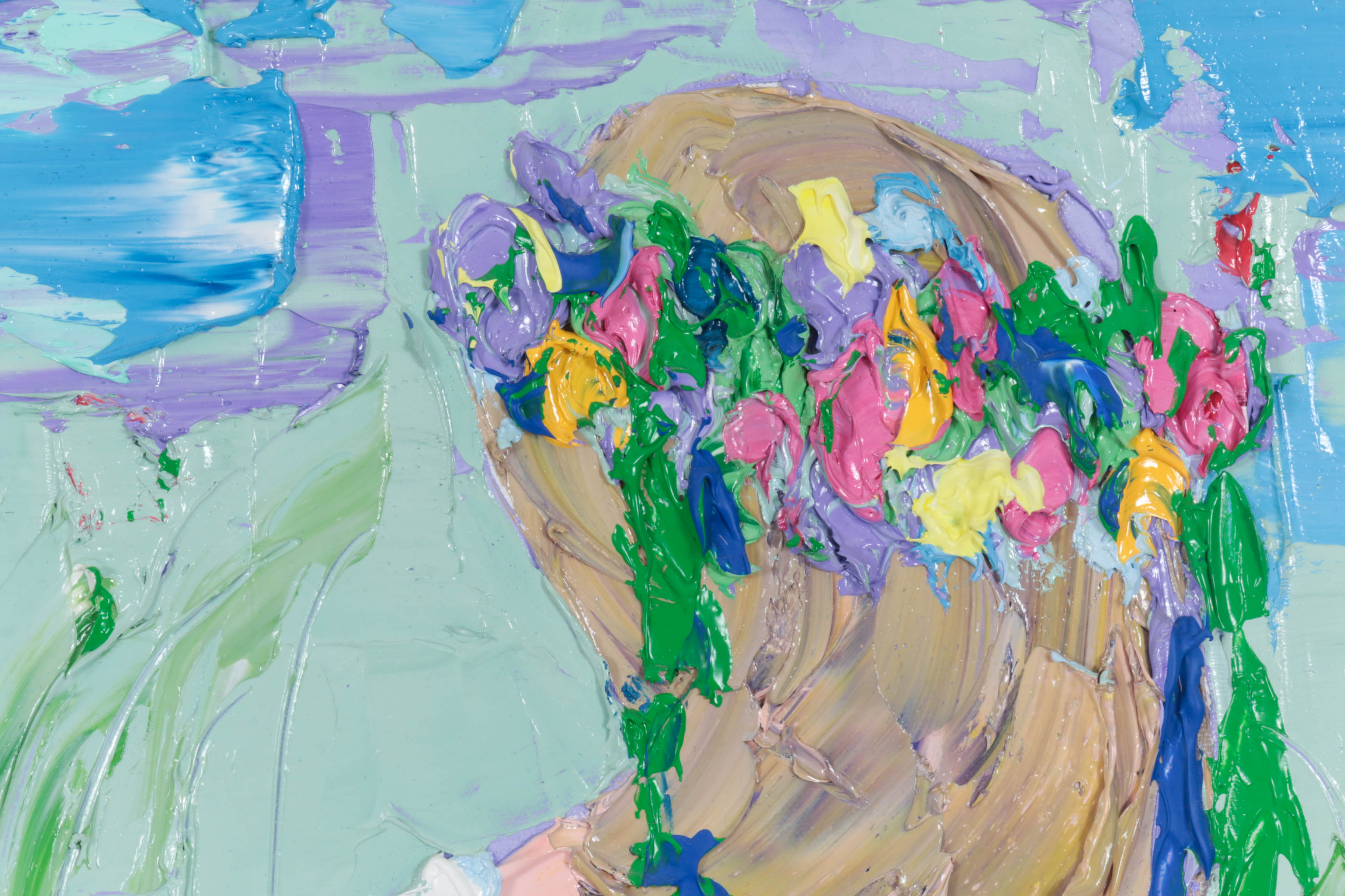 Gayle Gillette Hummel Oil Painting "The Burning House"