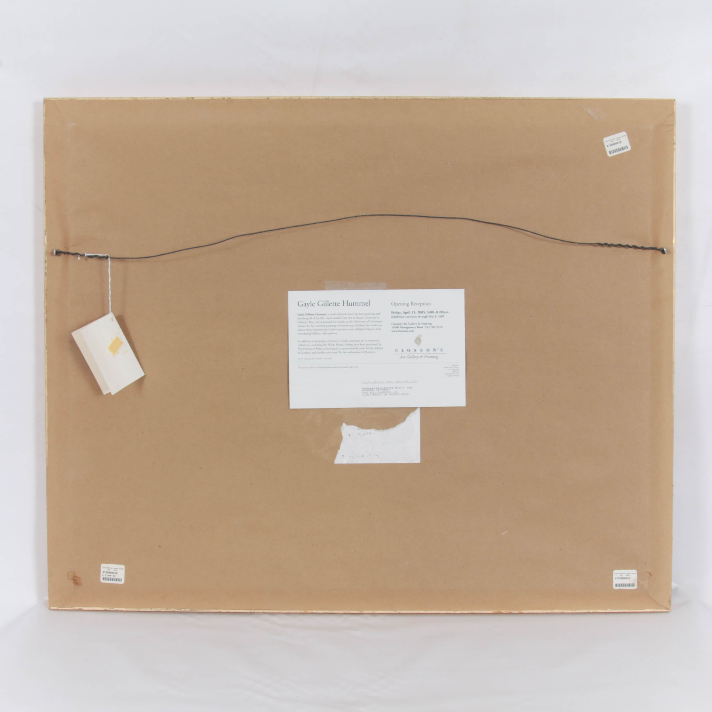 Gayle Gillette Hummel Oil Painting "The Burning House"