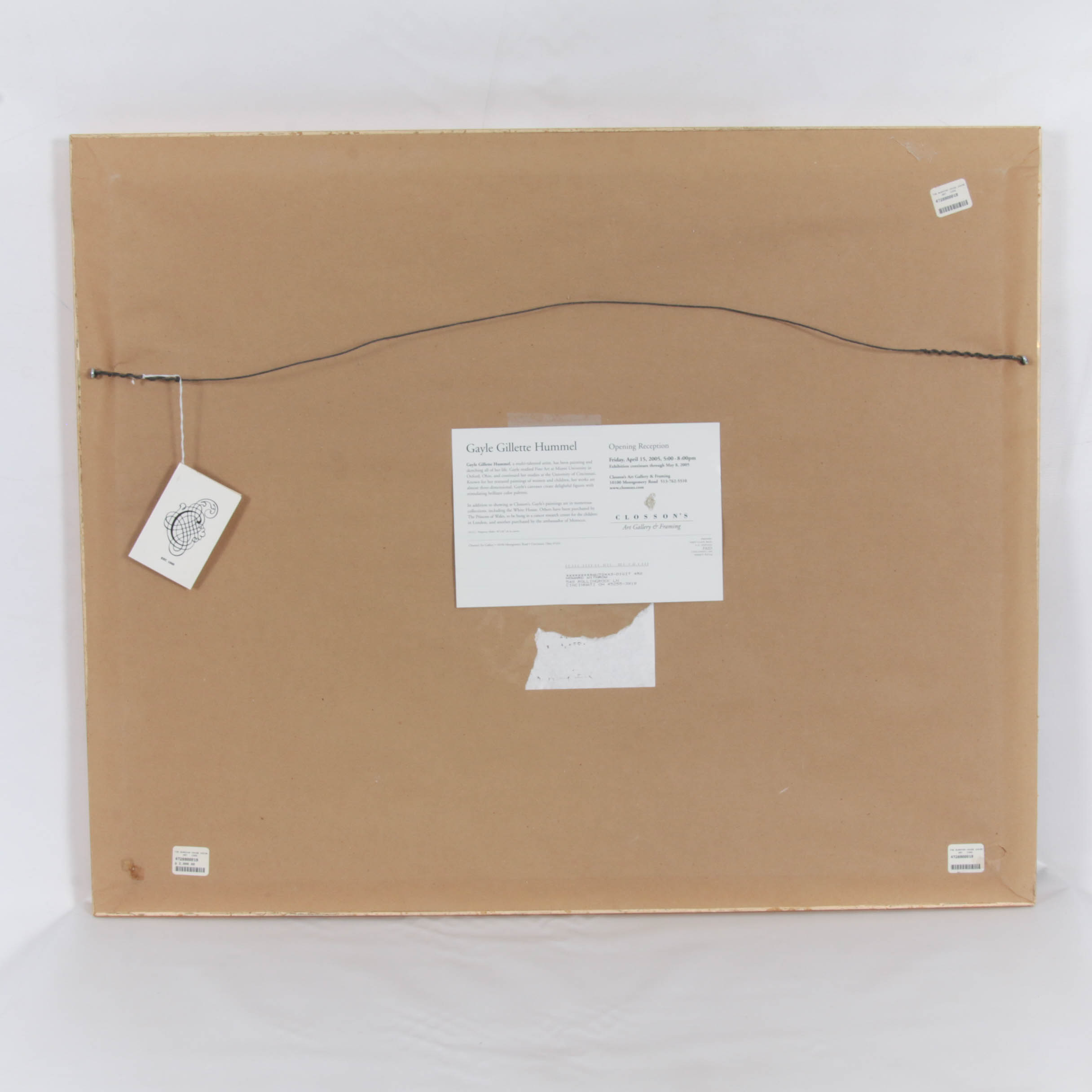 Gayle Gillette Hummel Oil Painting "The Burning House"