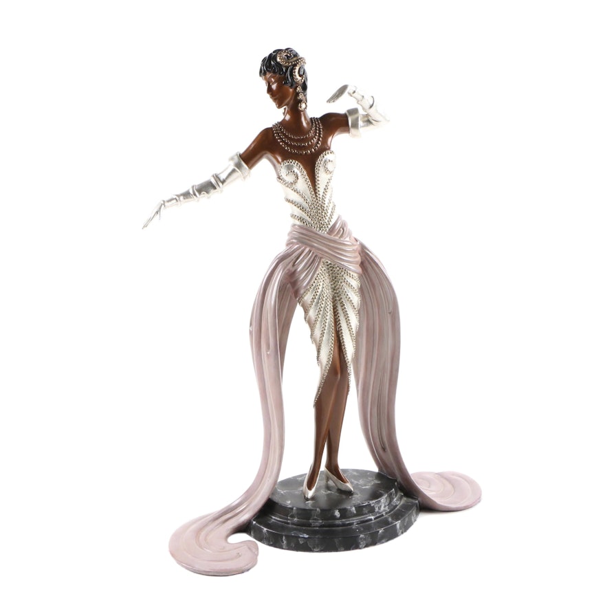 Erté Patinated Bronze Sculpture "Belle du Bal"