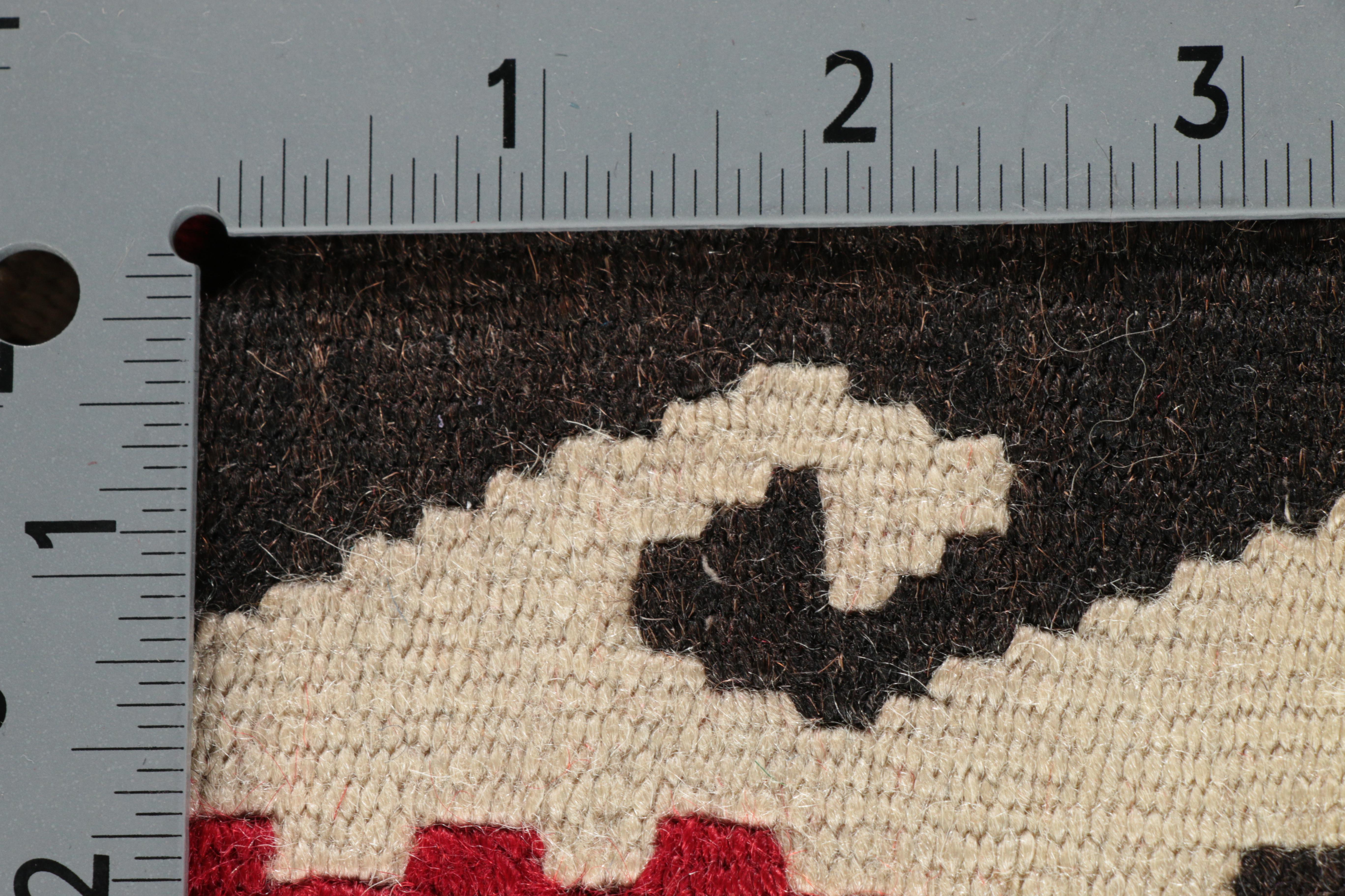 1'8 x 3'7 Handwoven Kilim Wool Rug