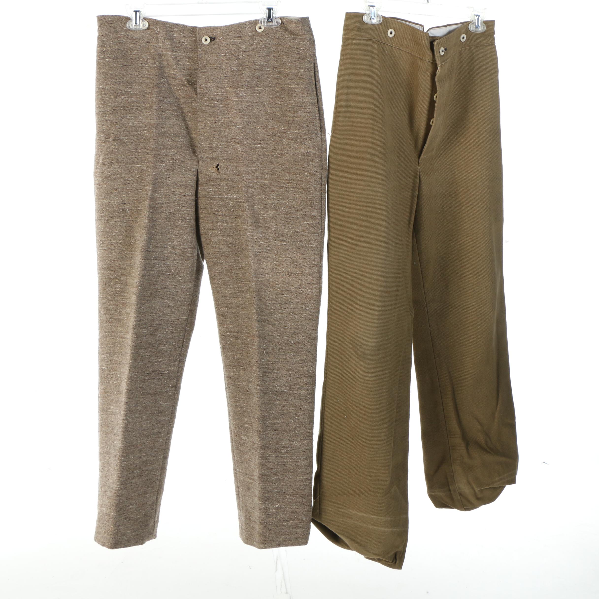 Men's Reenactment Civil War Civilian Suit and Garments