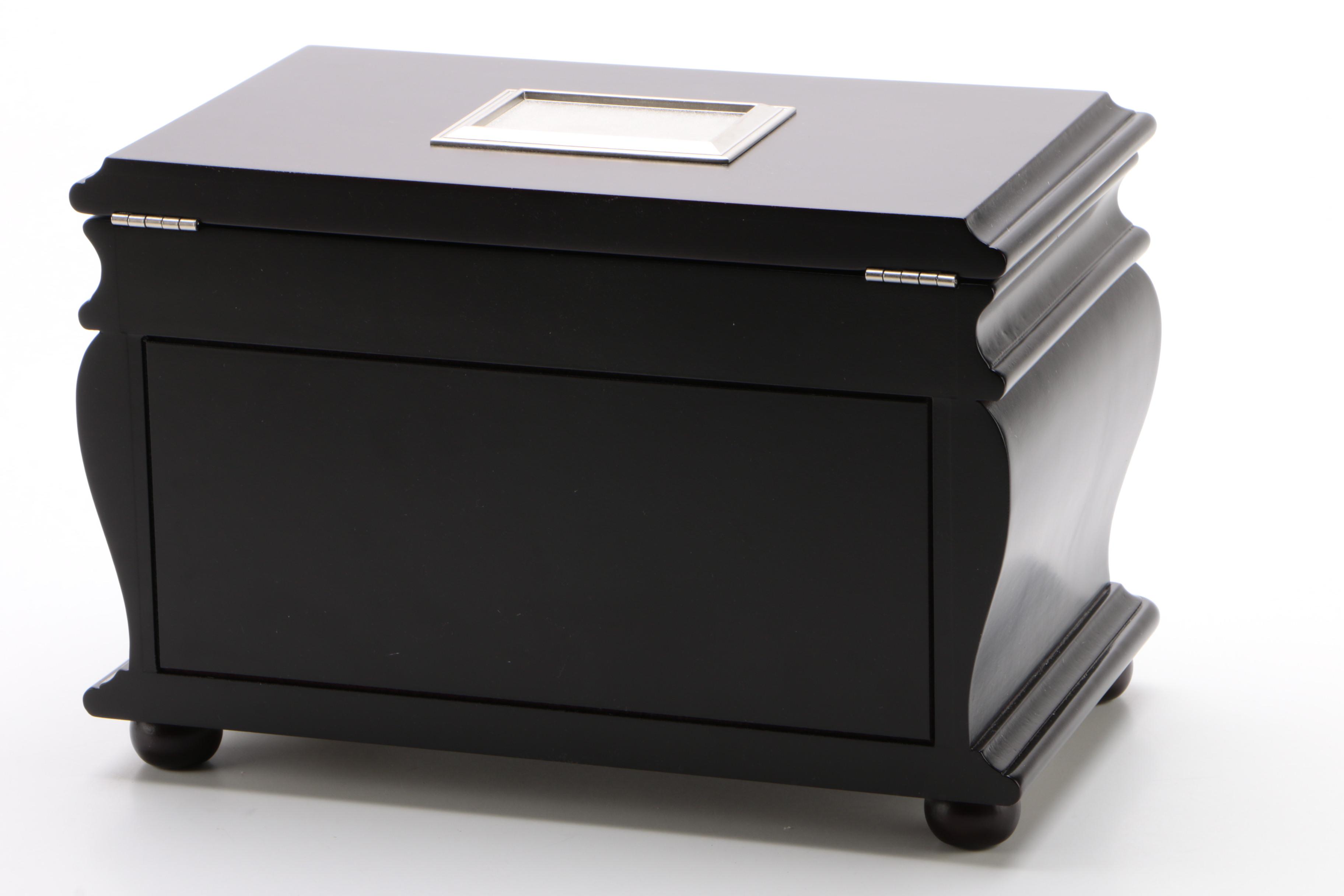 Things Remembered Jewelry Box with Personalization Plate, Contemporary