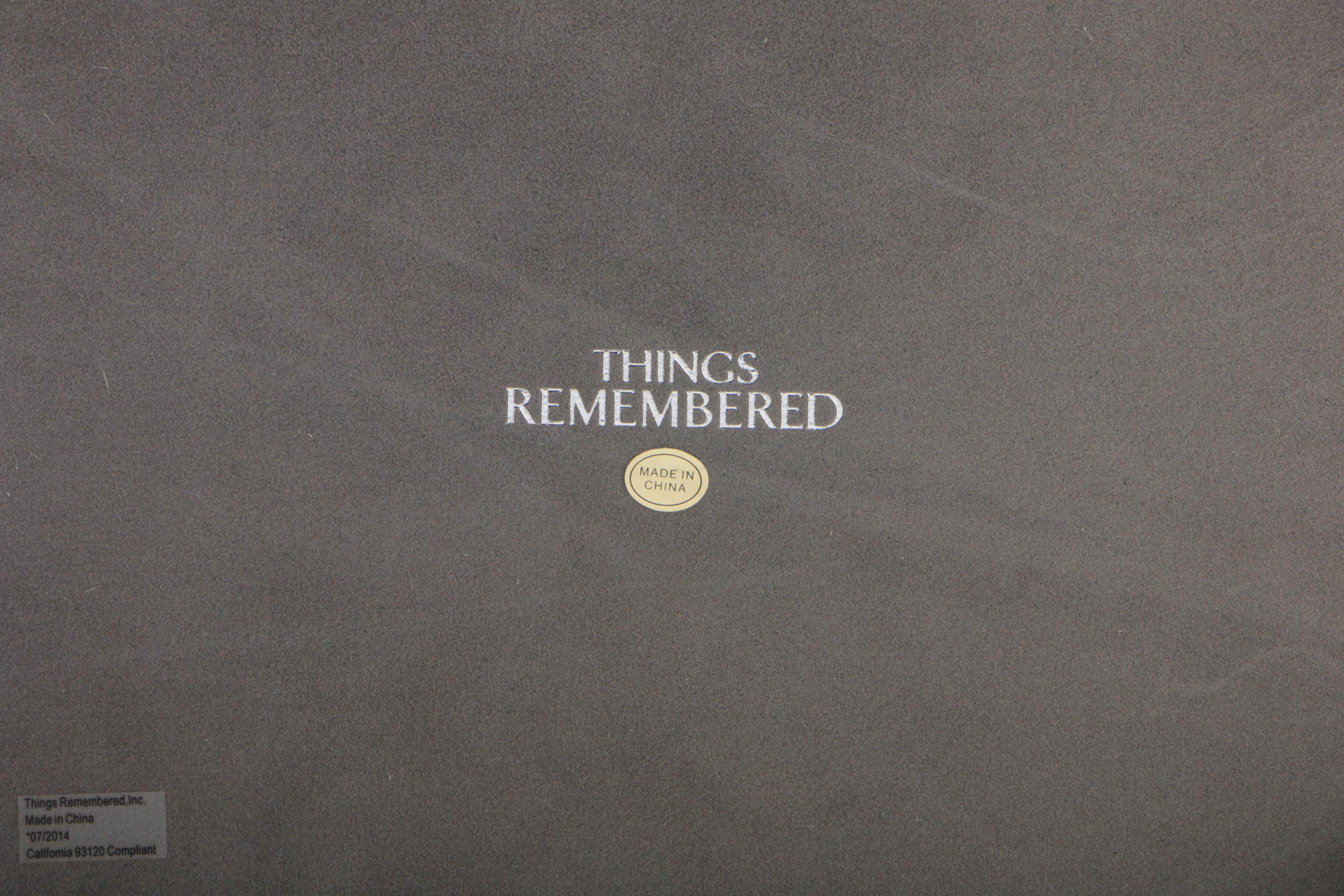 Things Remembered Jewelry Box with Personalization Plate, Contemporary