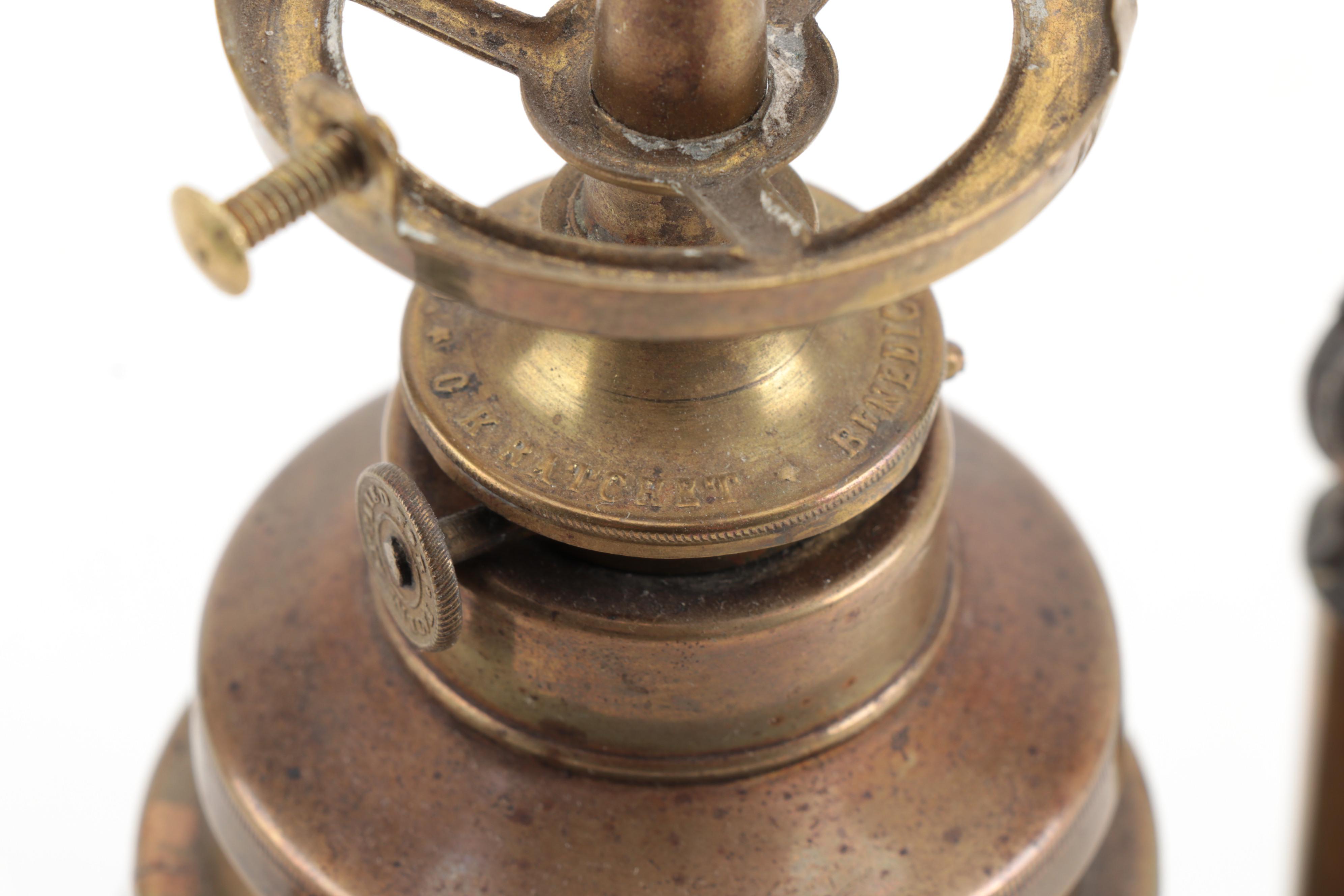 Miniature Lanterns-Lamps Including Vapo-Cresolene Whooping Cough Aide, 1900s