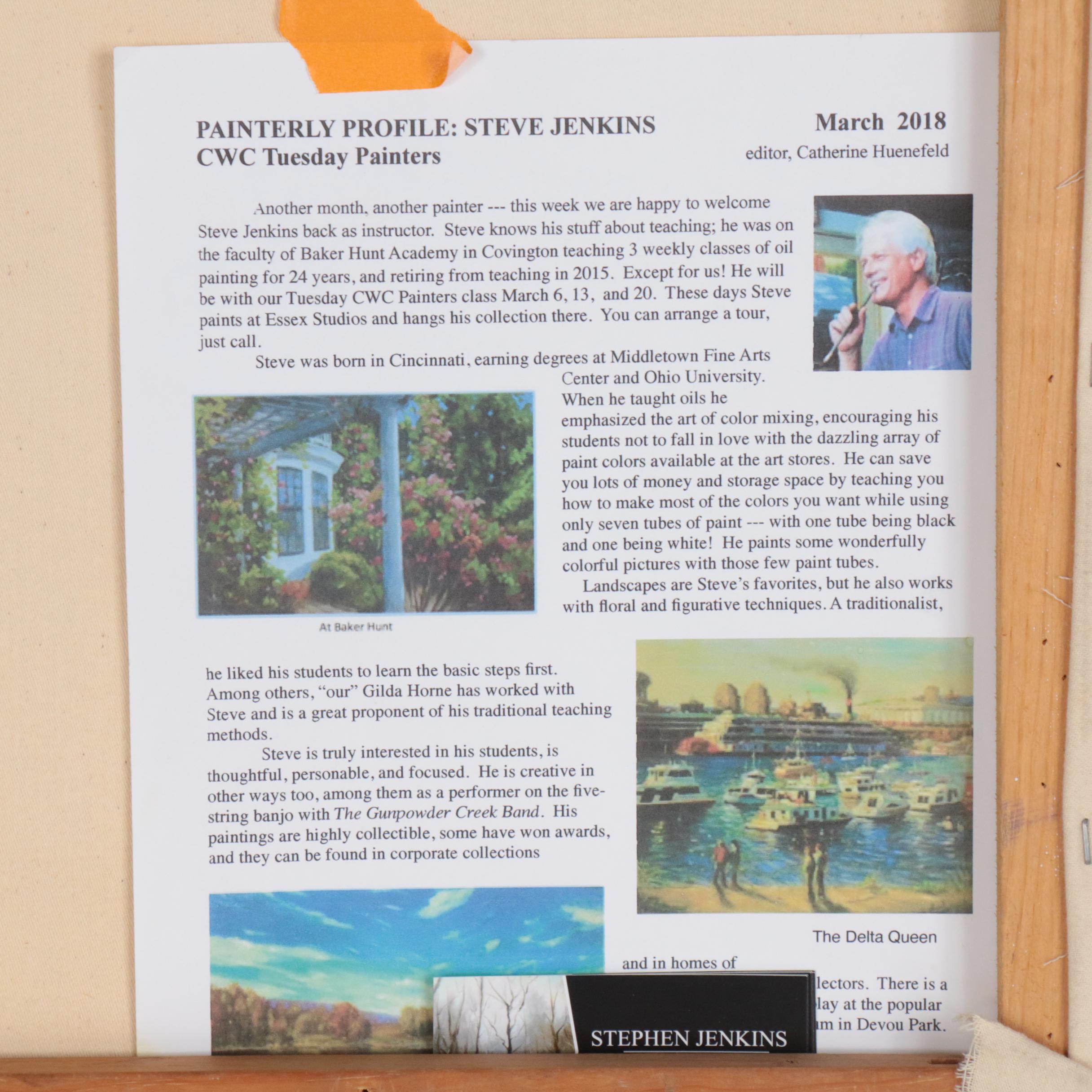 Steve Jenkins Landscape Oil Painting