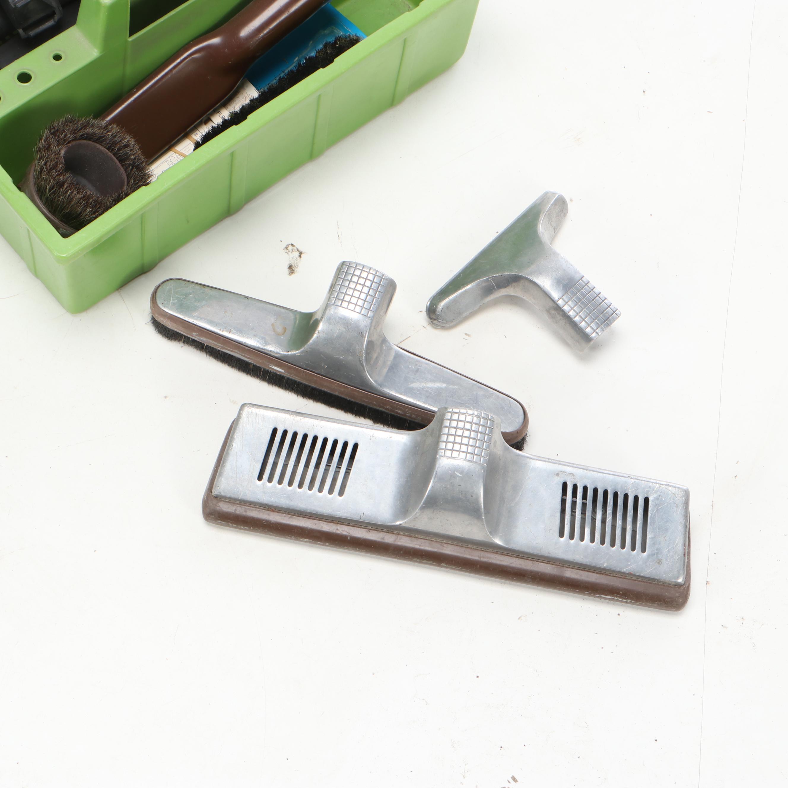 Rainbow Model D Canister Vacuum with Attachments, Mid to Late 20th Century