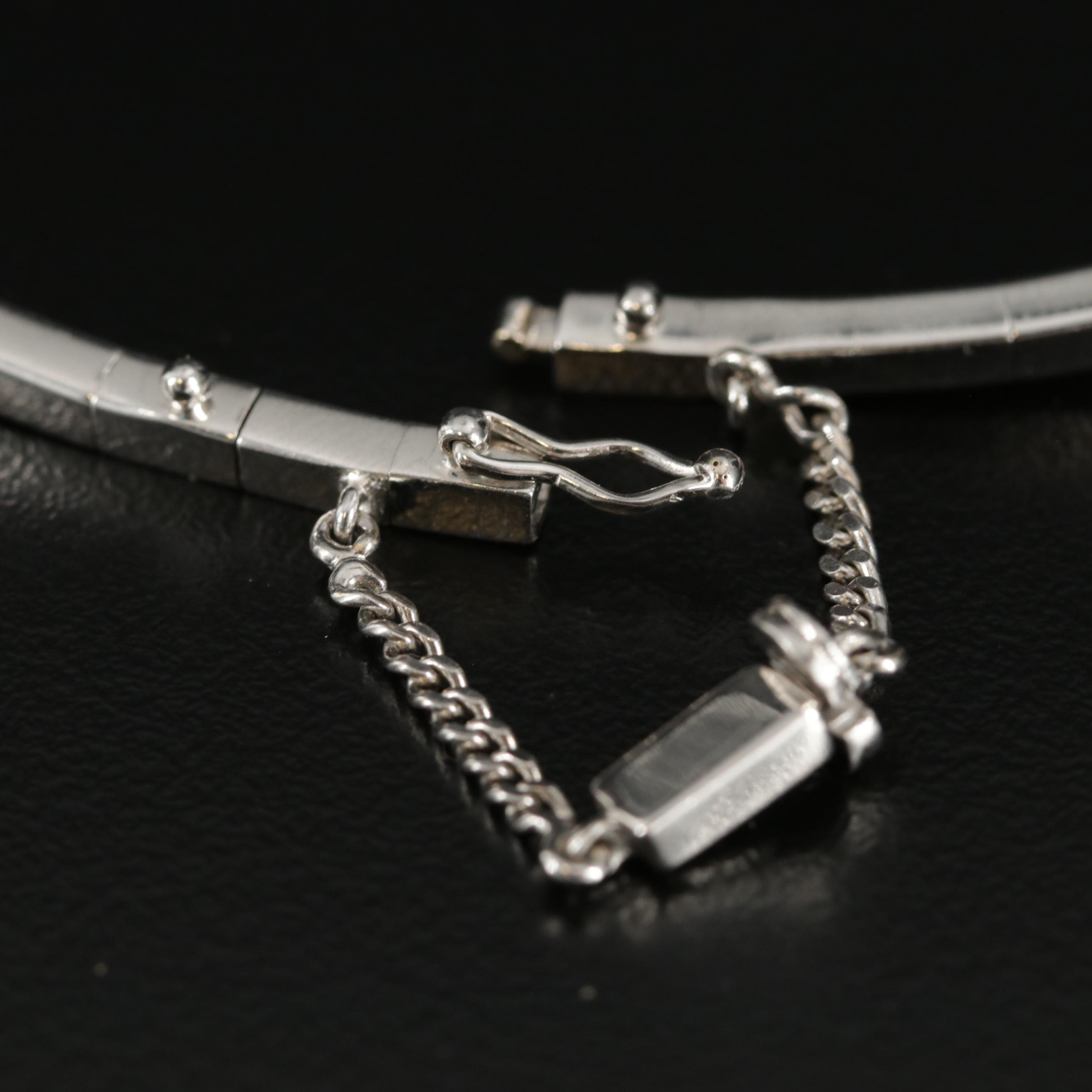 Stefan Hafner 18K White Gold 12.53 CTW Diamond Choker