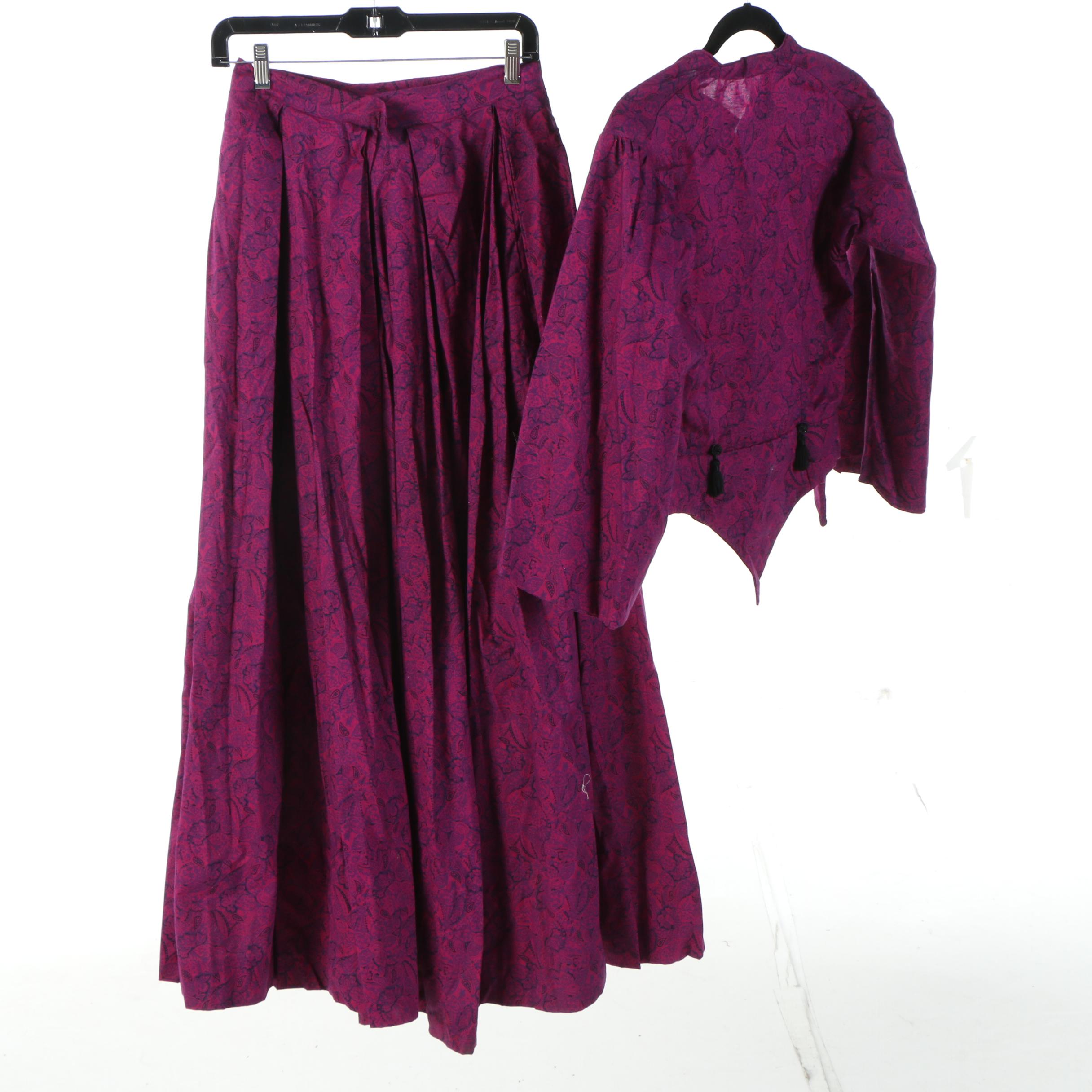 Reenactment Civil War Day Dresses with Hoop Skirt