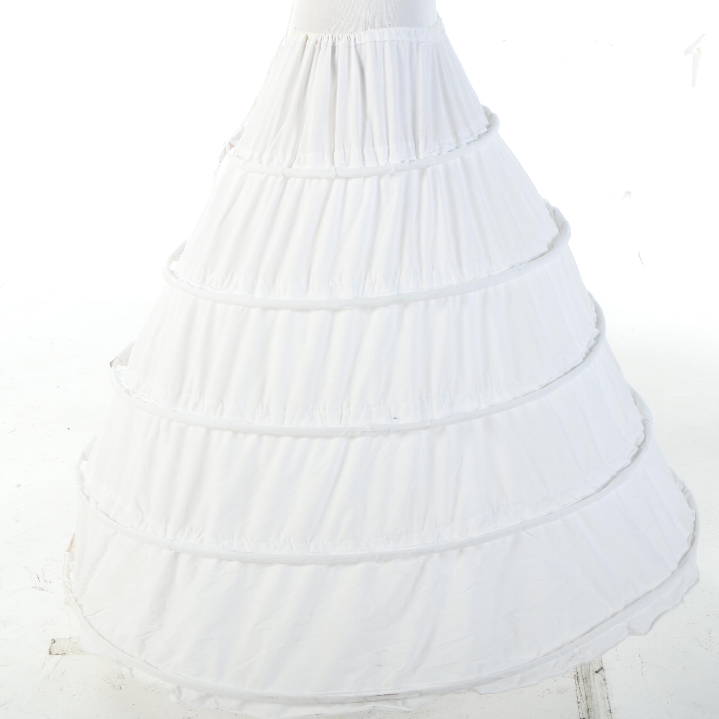 Reenactment Civil War Day Dresses with Hoop Skirt