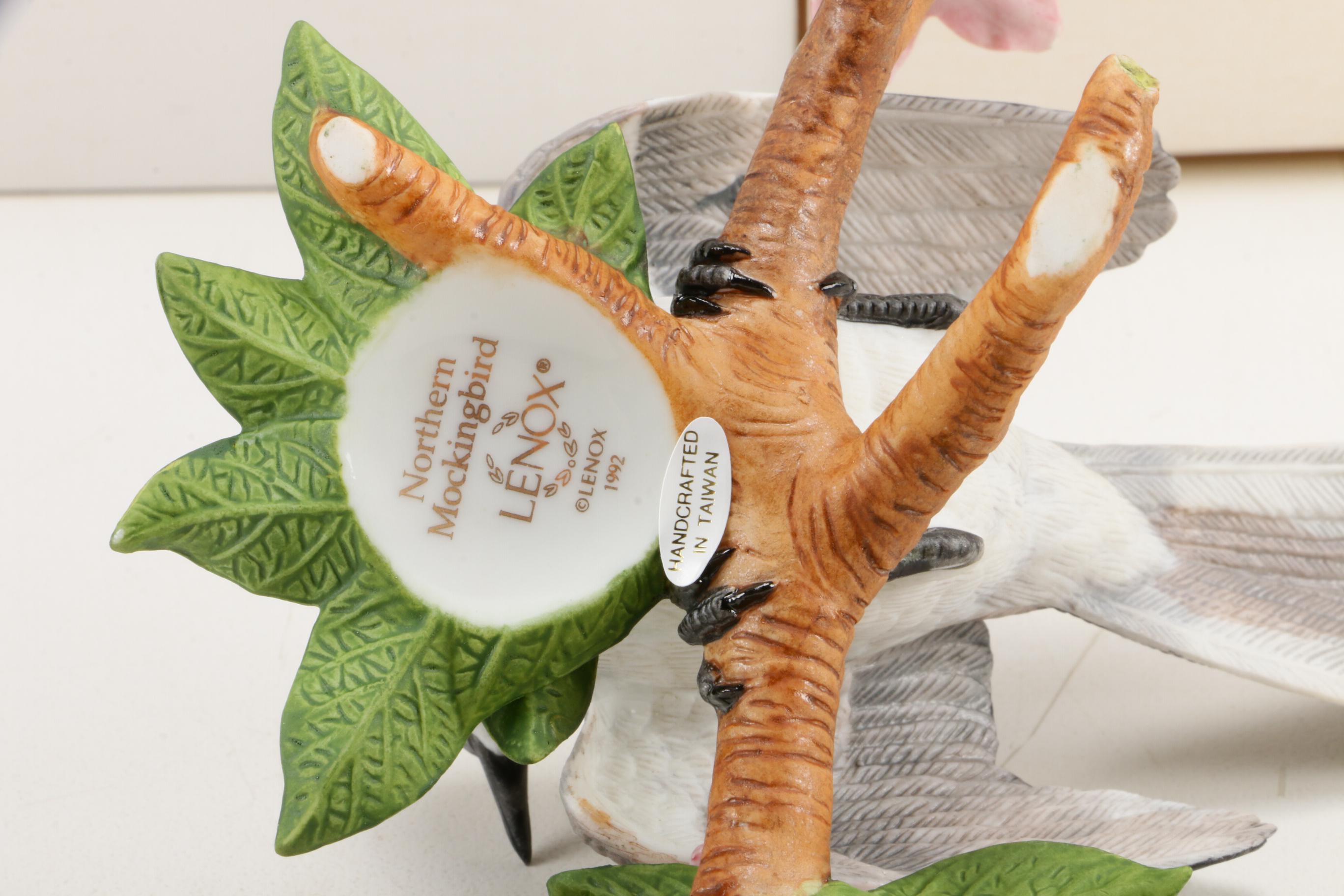 Lenox "Garden Bird Sculpture Collection" Porcelain Figurines