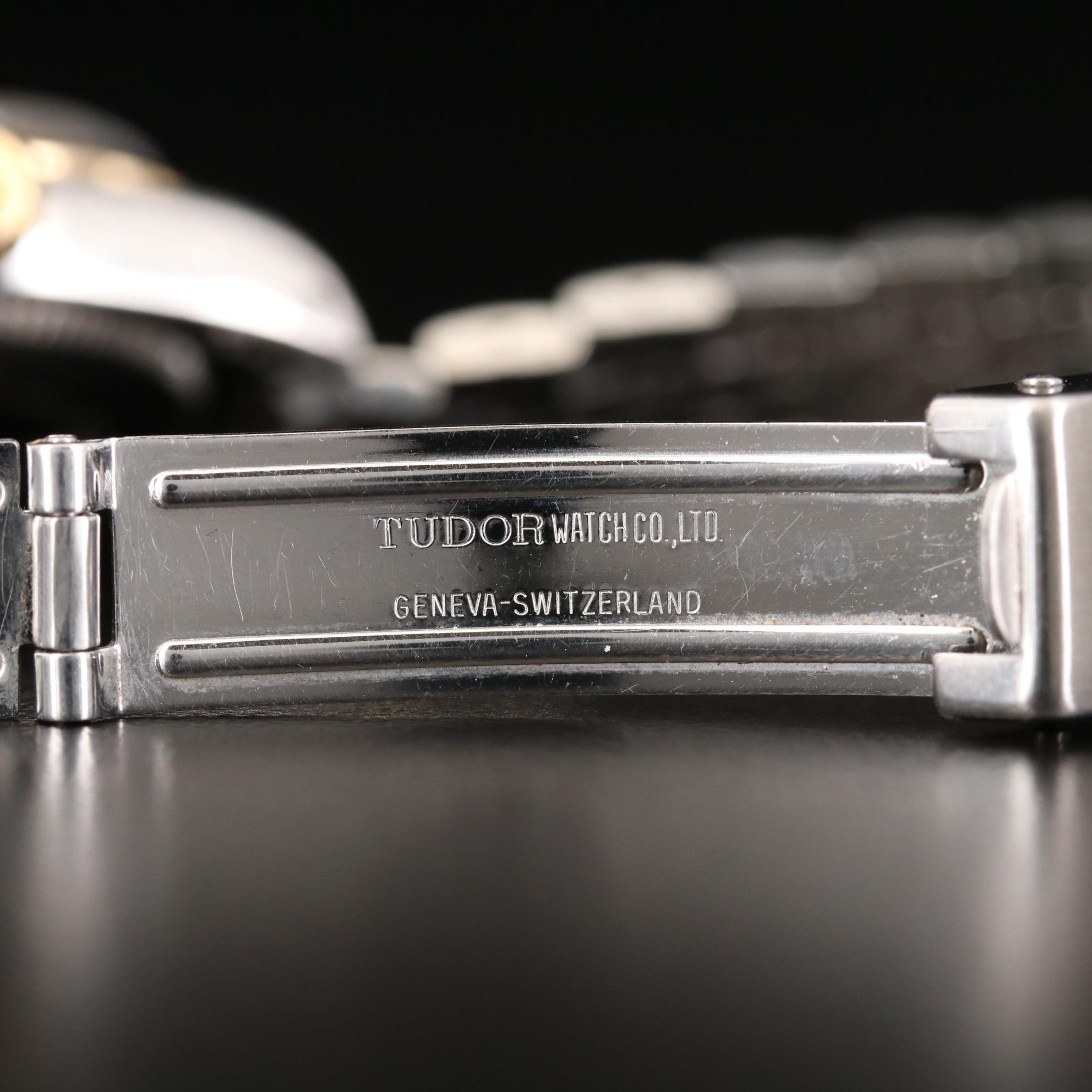 Tudor Princess Oysterdate 14K Gold and Stainless Steel Watch, 1992