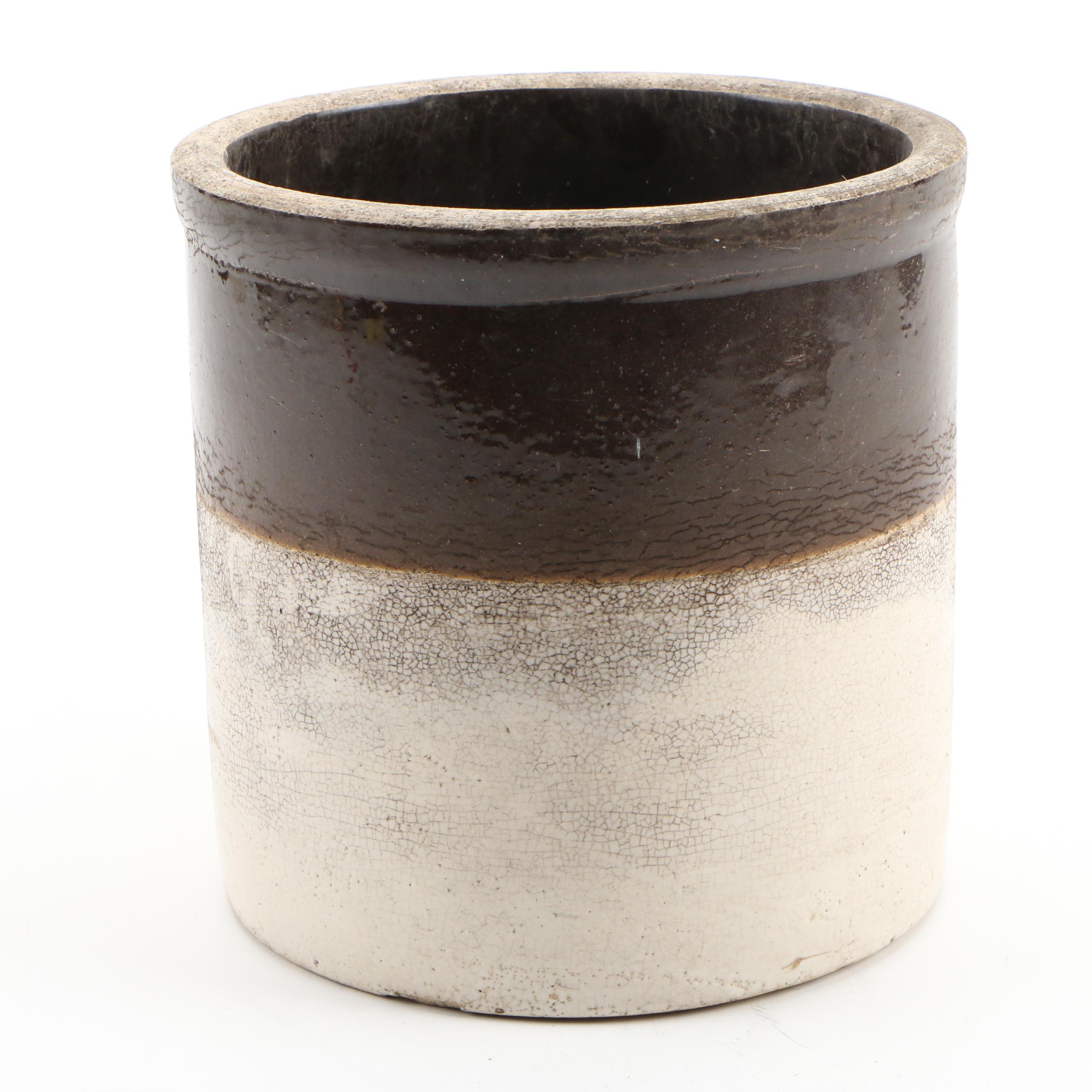 Stoneware 3 Gallon Jug and Stoneware Crock, Vintage