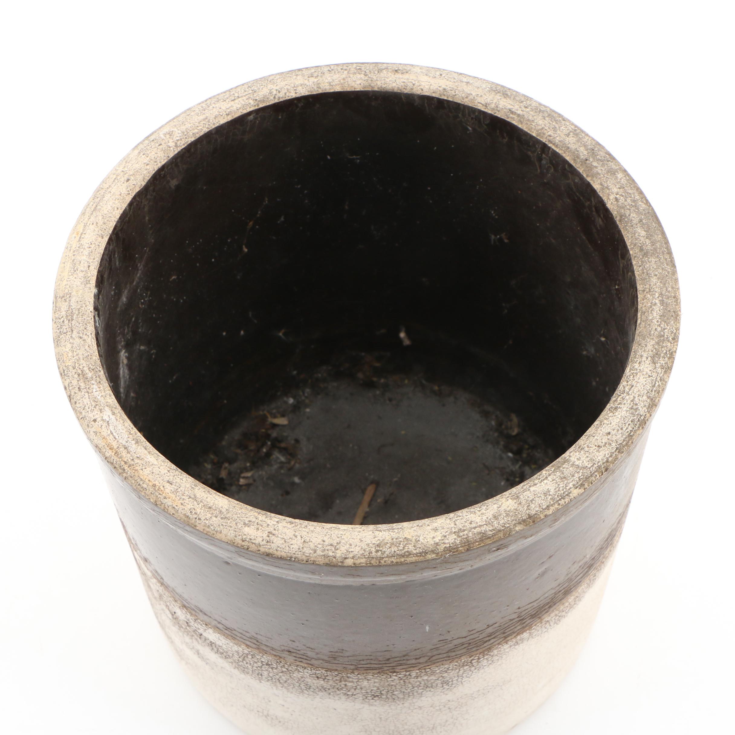 Stoneware 3 Gallon Jug and Stoneware Crock, Vintage