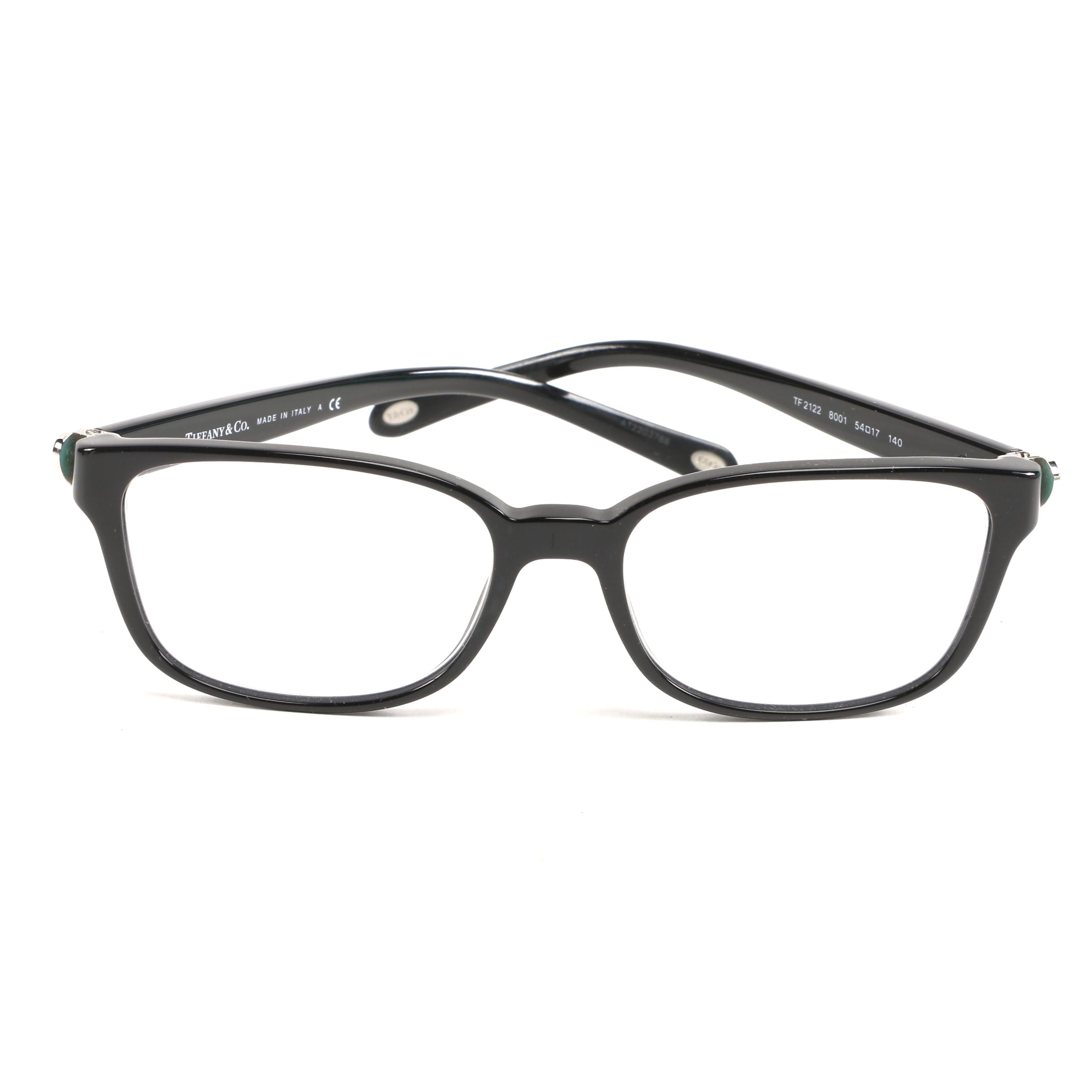 Tiffany & Co. TF2122 Black Eyeglass Frames with Case and Box