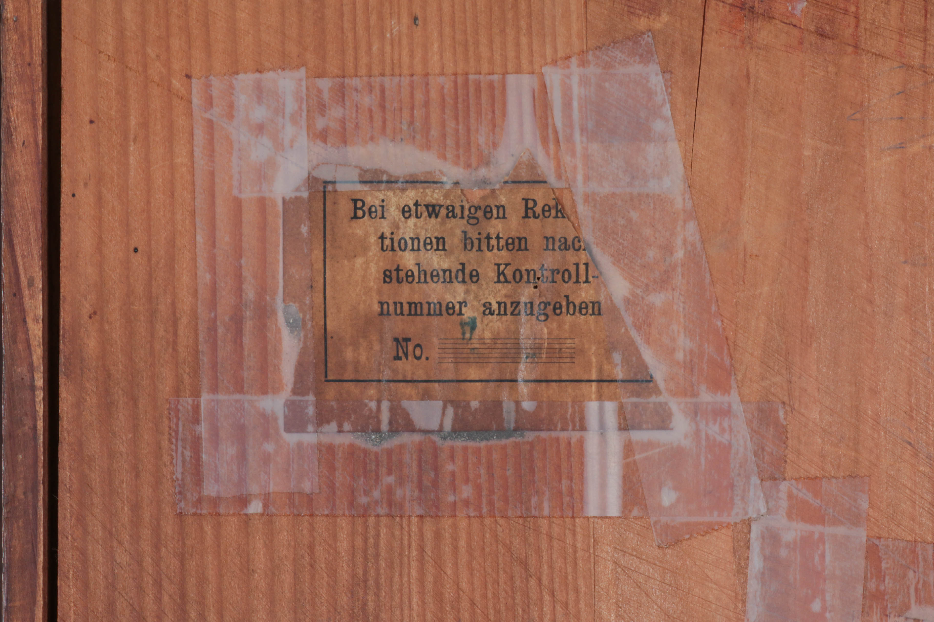 Gustav Becker German Wall Clock in Oak Case