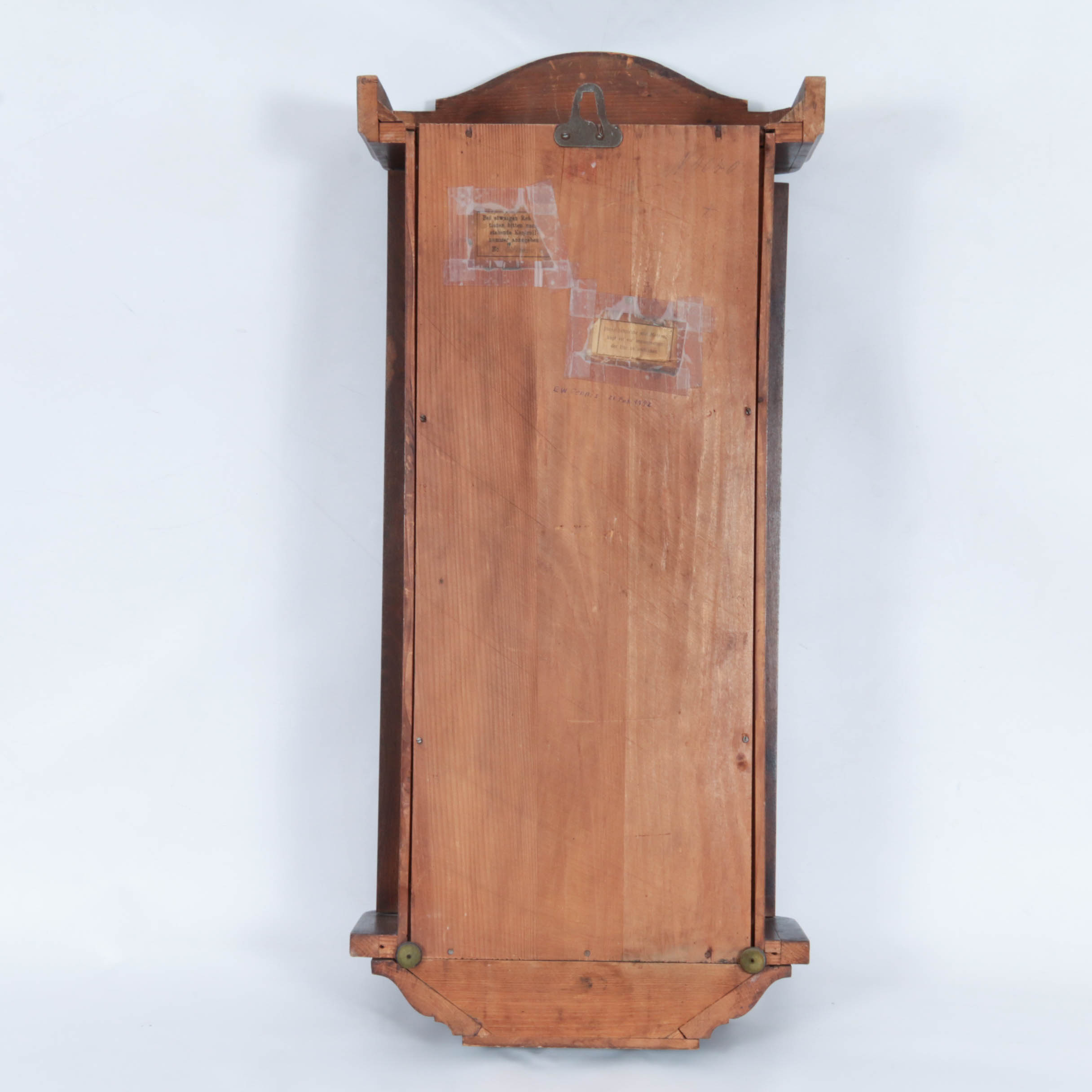 Gustav Becker German Wall Clock in Oak Case