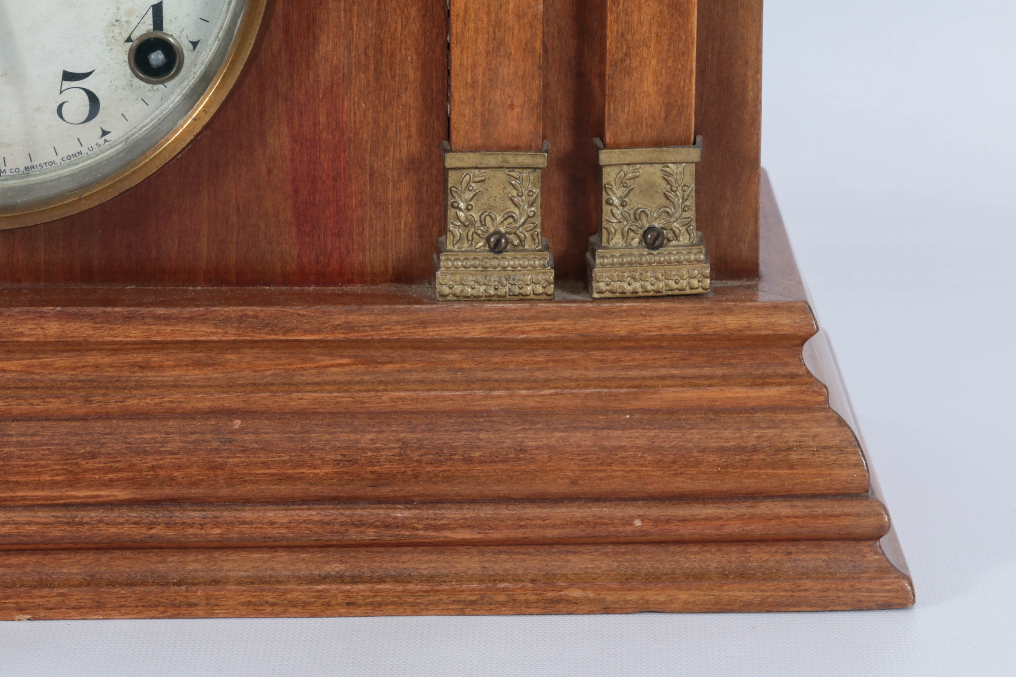 E. Ingraham & Co. Oak "Howard" Mantel Clock, Early 20th Century