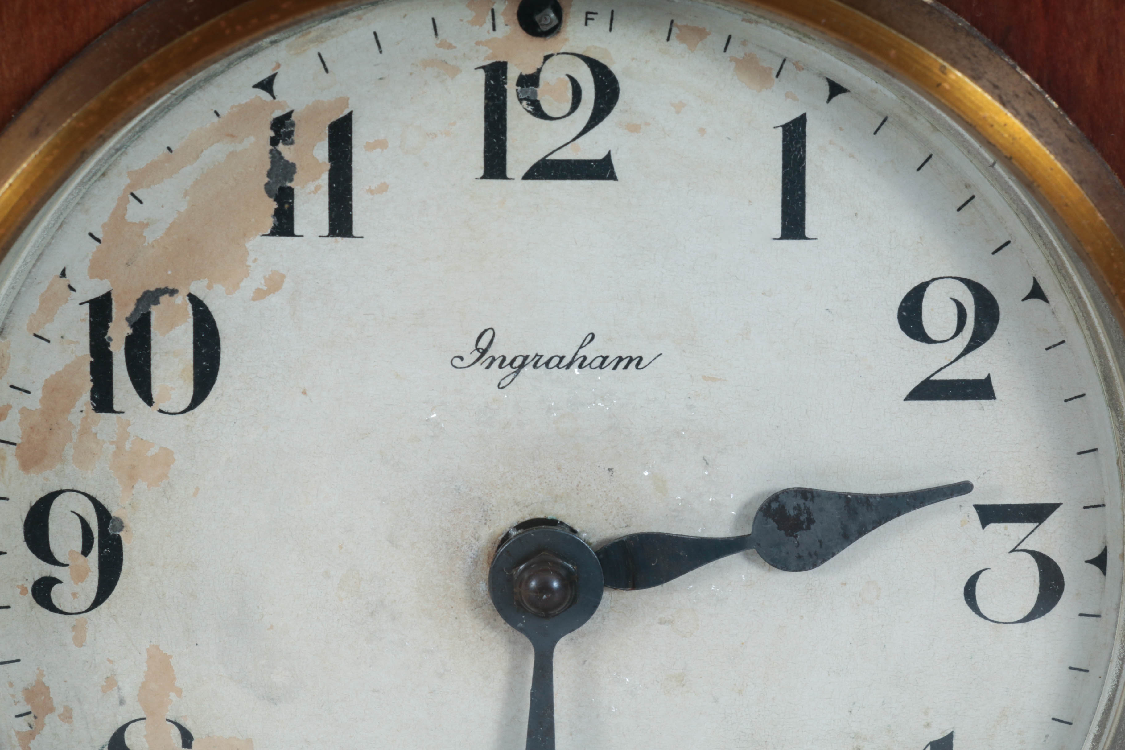 E. Ingraham & Co. Oak "Howard" Mantel Clock, Early 20th Century