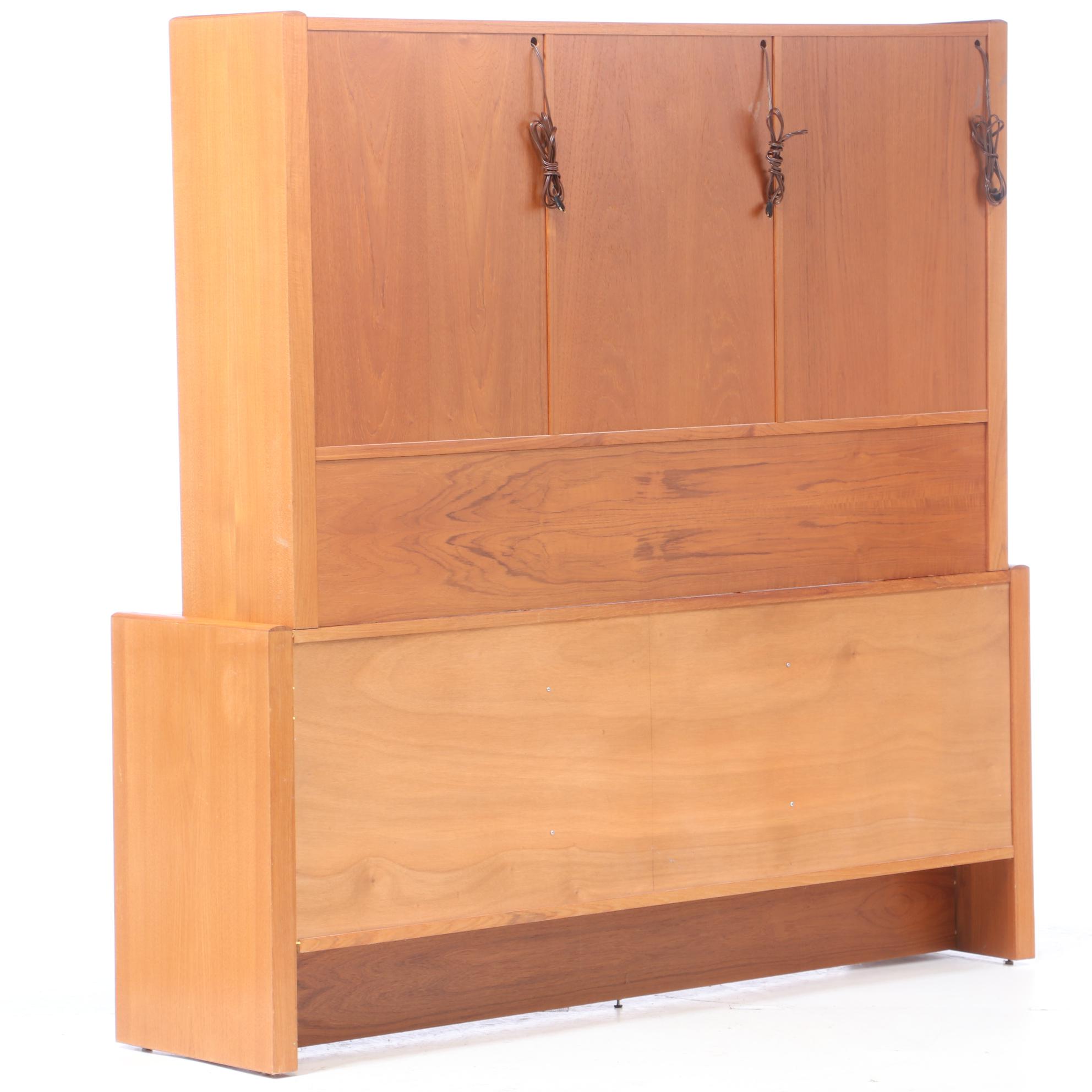 Danish Modern Interform Collection Teak Illuminated China Cabinet, 1960-1970s