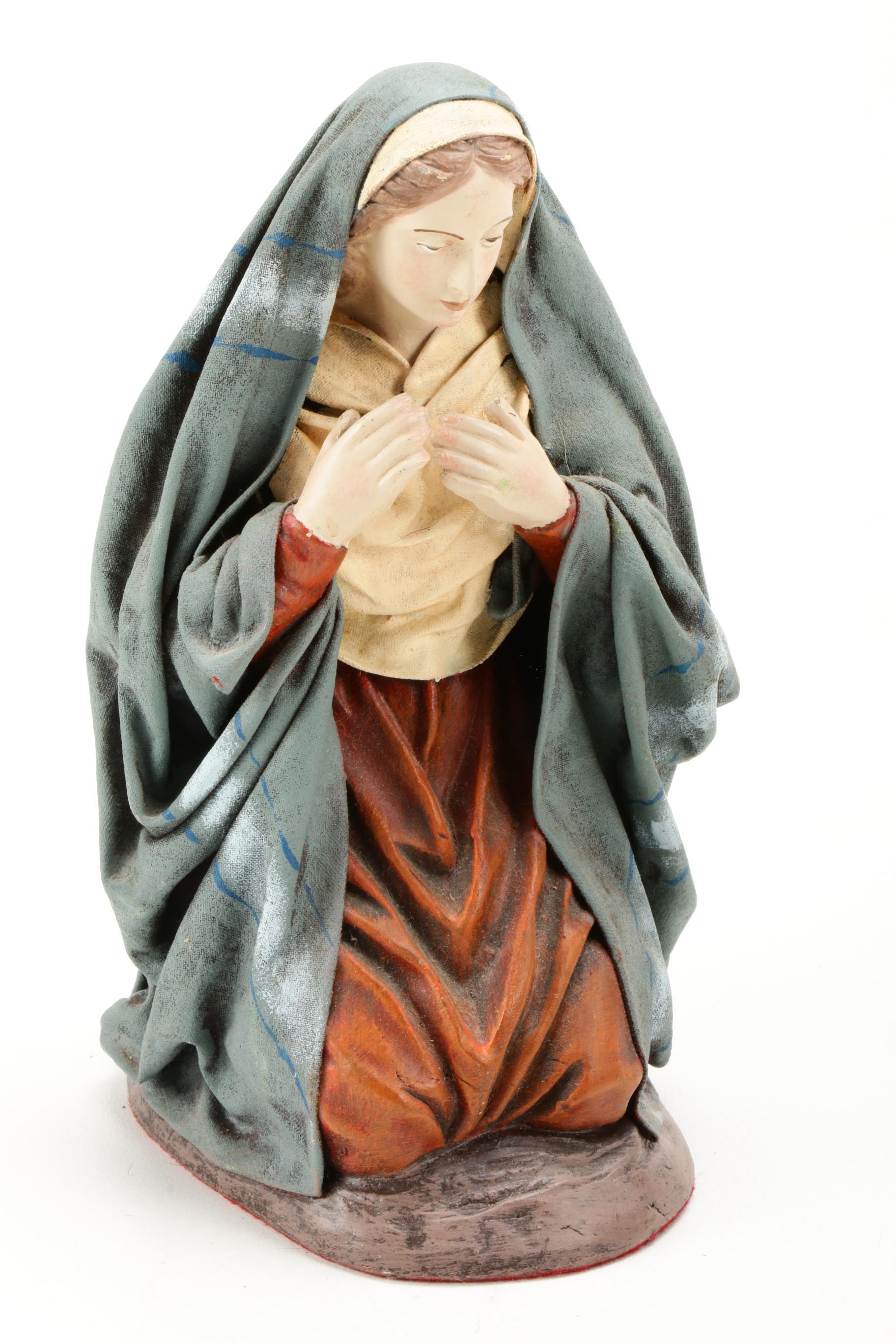 Handcrafted J. Puig Llobera Nativity Figurines