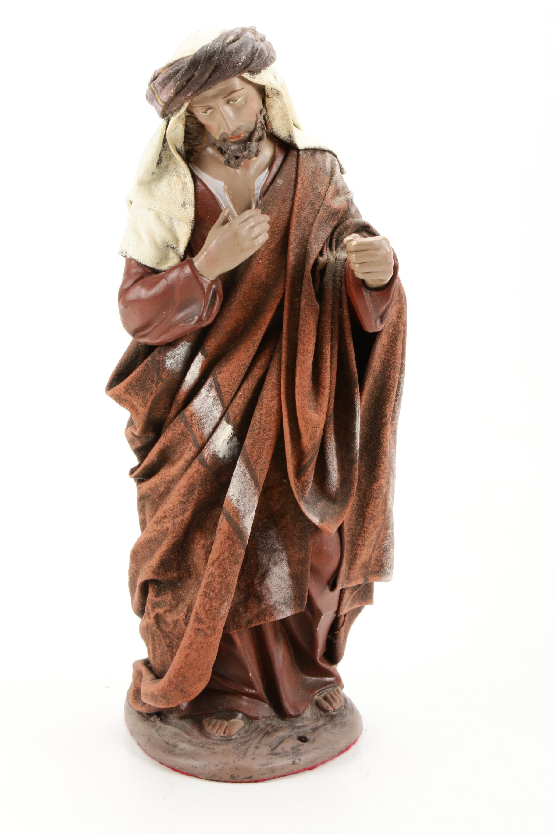 Handcrafted J. Puig Llobera Nativity Figurines