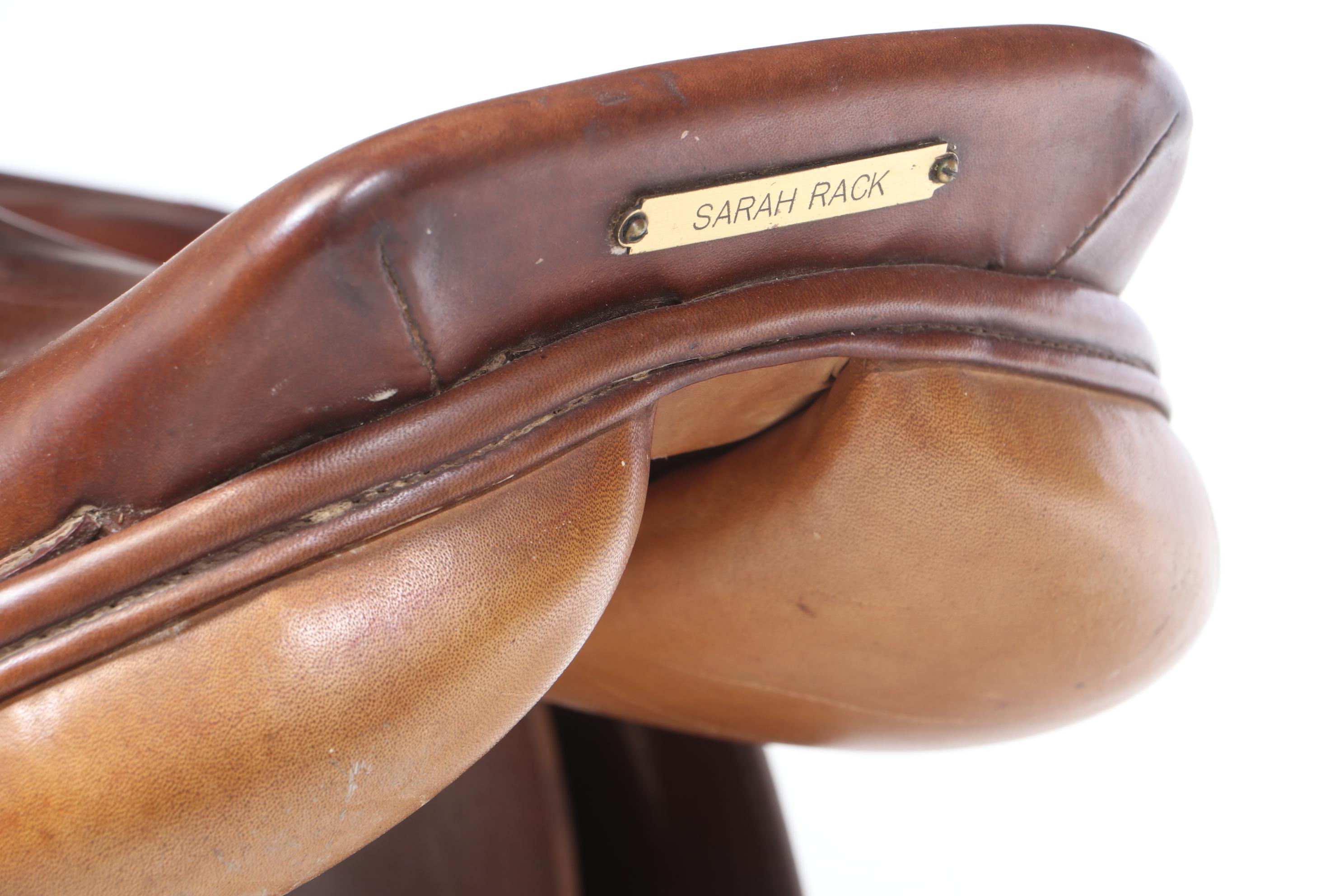 English Leather Saddles from Collegiate and Crosby, Mid-20th Century