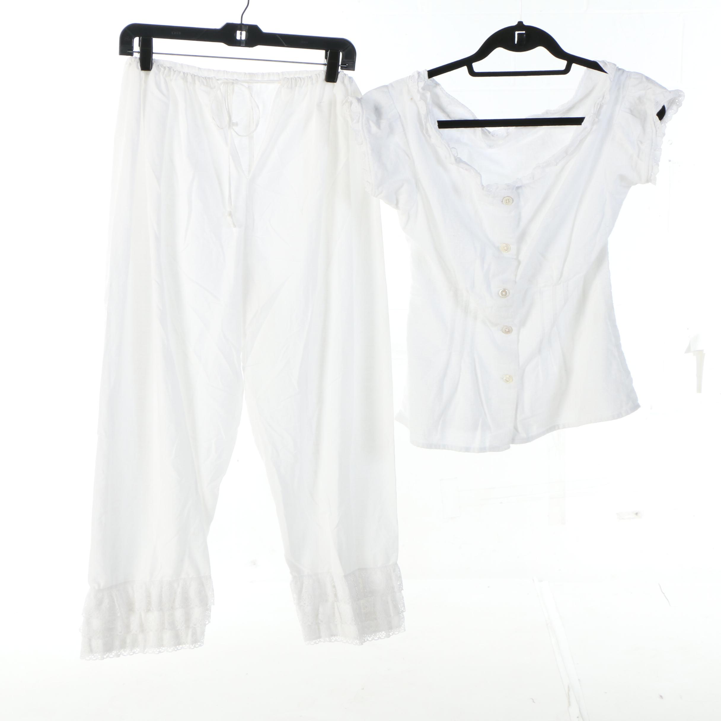 Reenactment Civil War Undergarments and Sleepwear