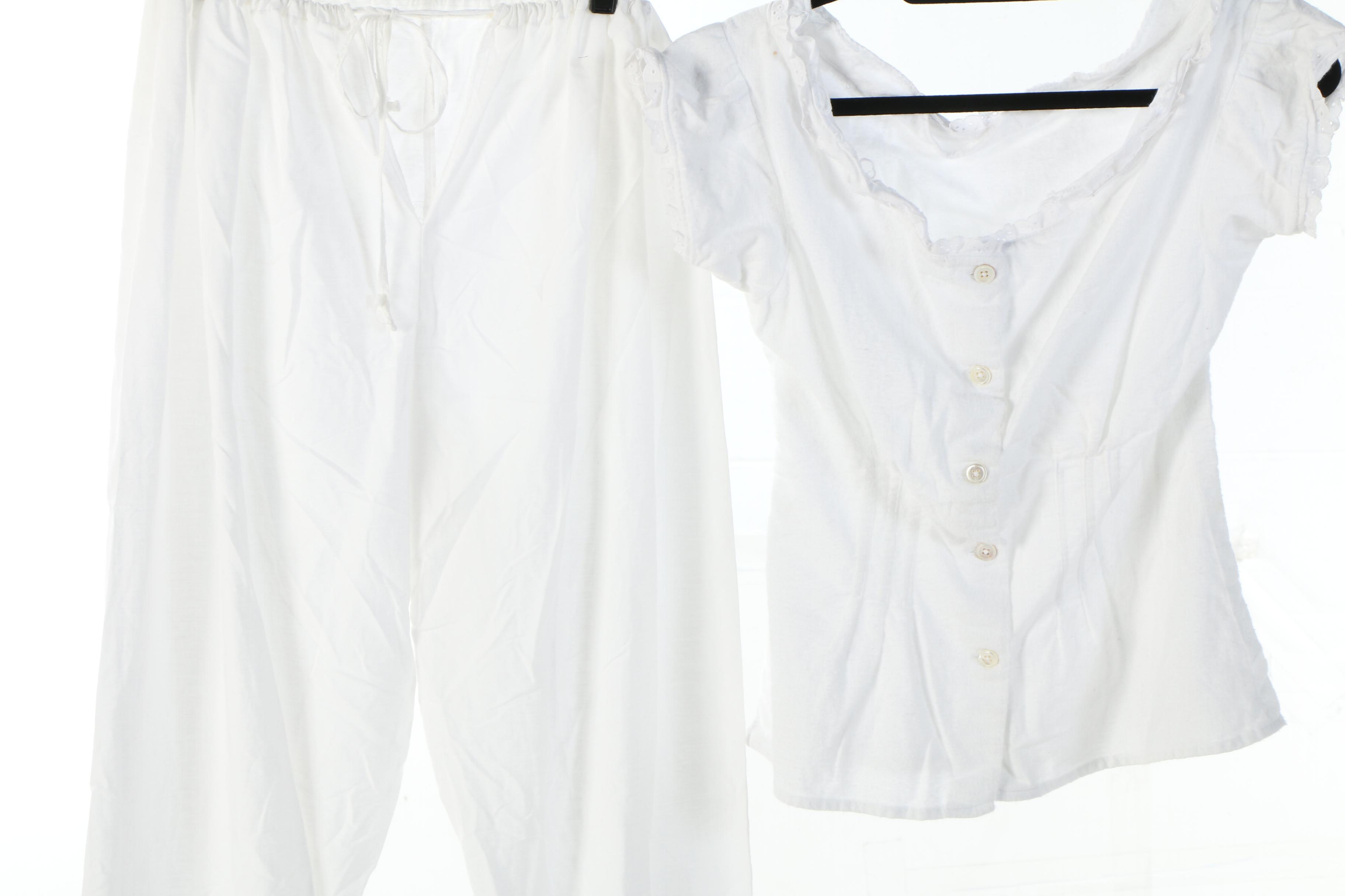 Reenactment Civil War Undergarments and Sleepwear