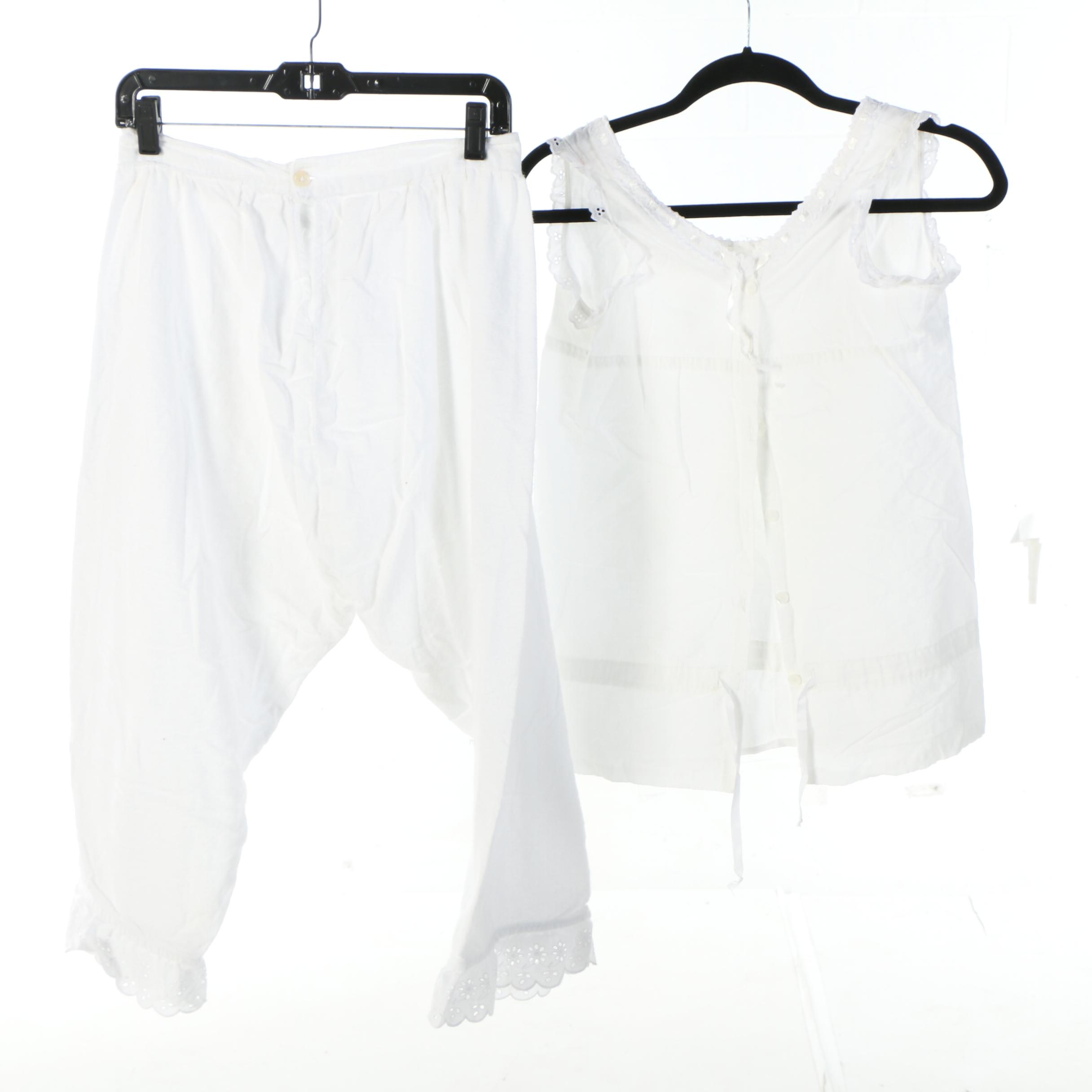 Reenactment Civil War Undergarments and Sleepwear