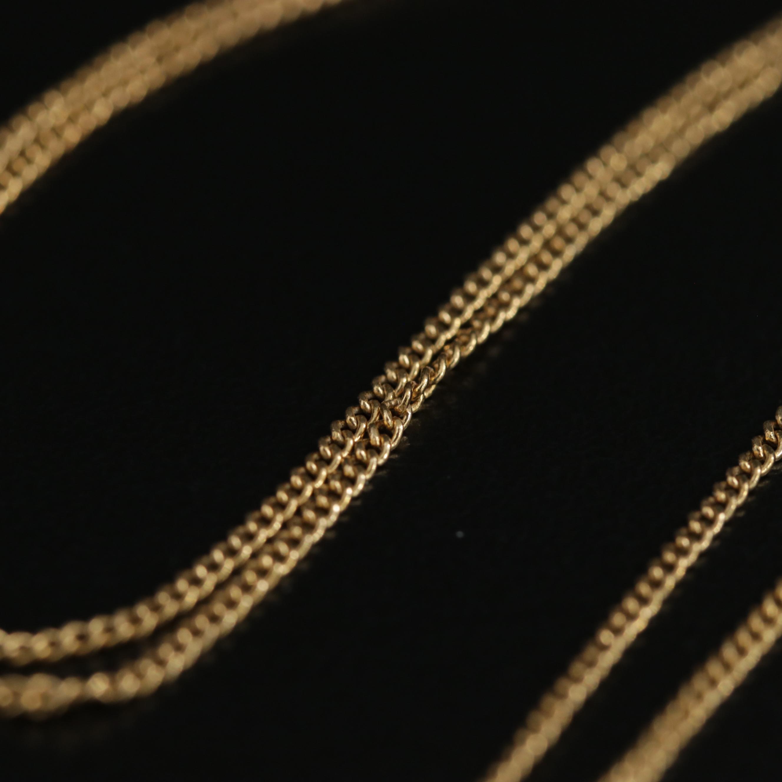 James Avery 14K Yellow Gold Cross Pendant Necklace