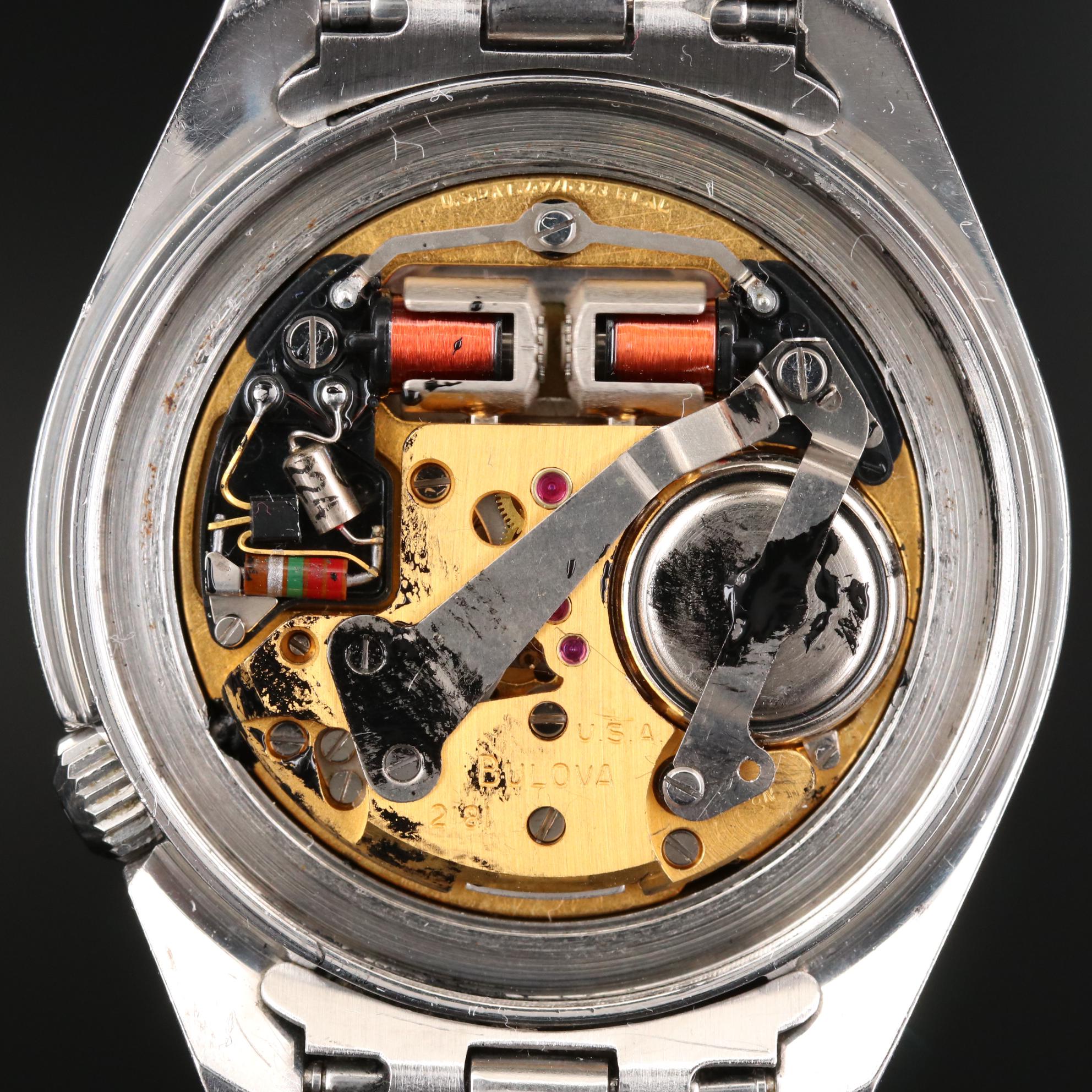 Vintage Bulova Accutron Deep Sea 666 Feet "Devil Diver" Watch