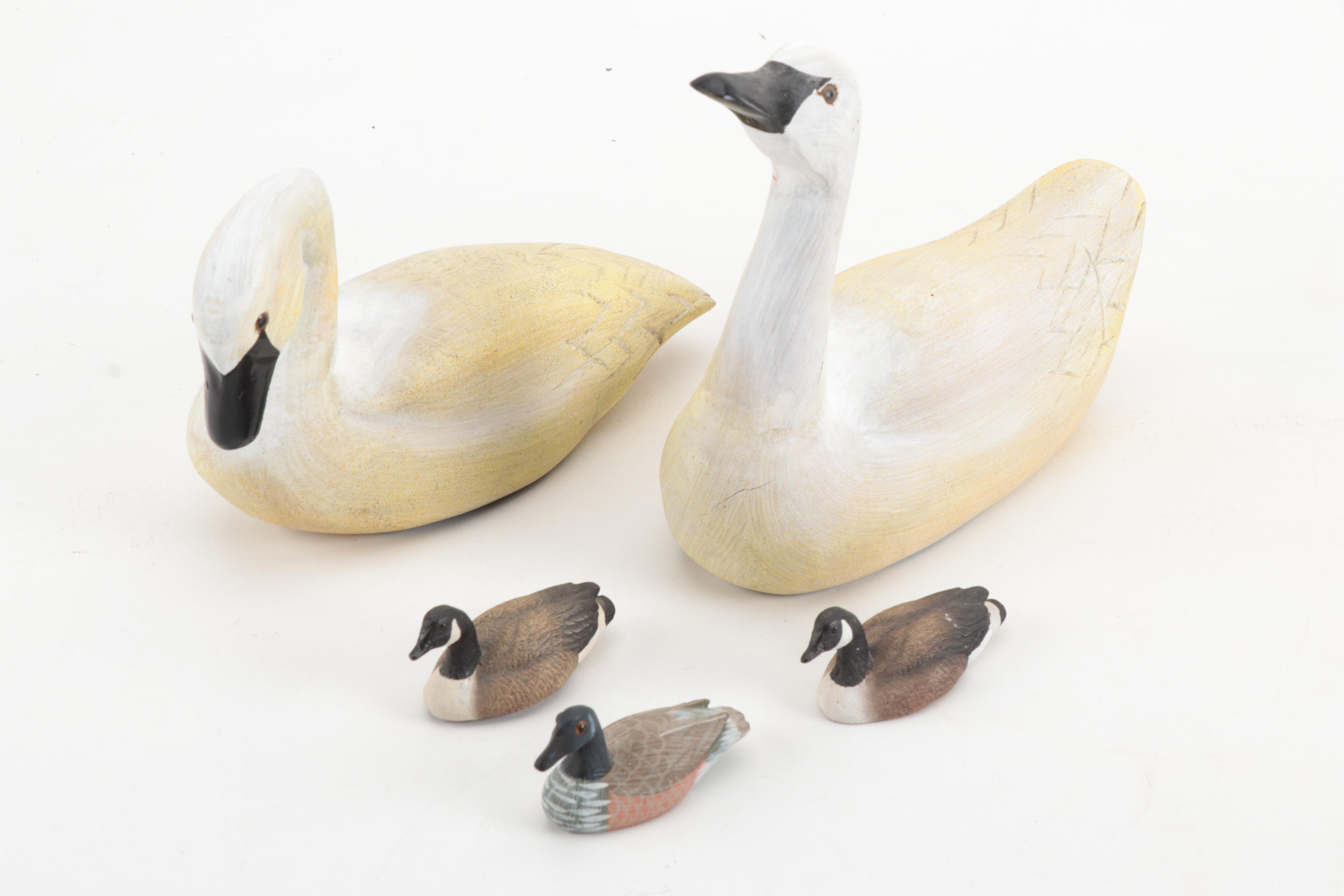 Framed Dog Tiles with Animal Figurines