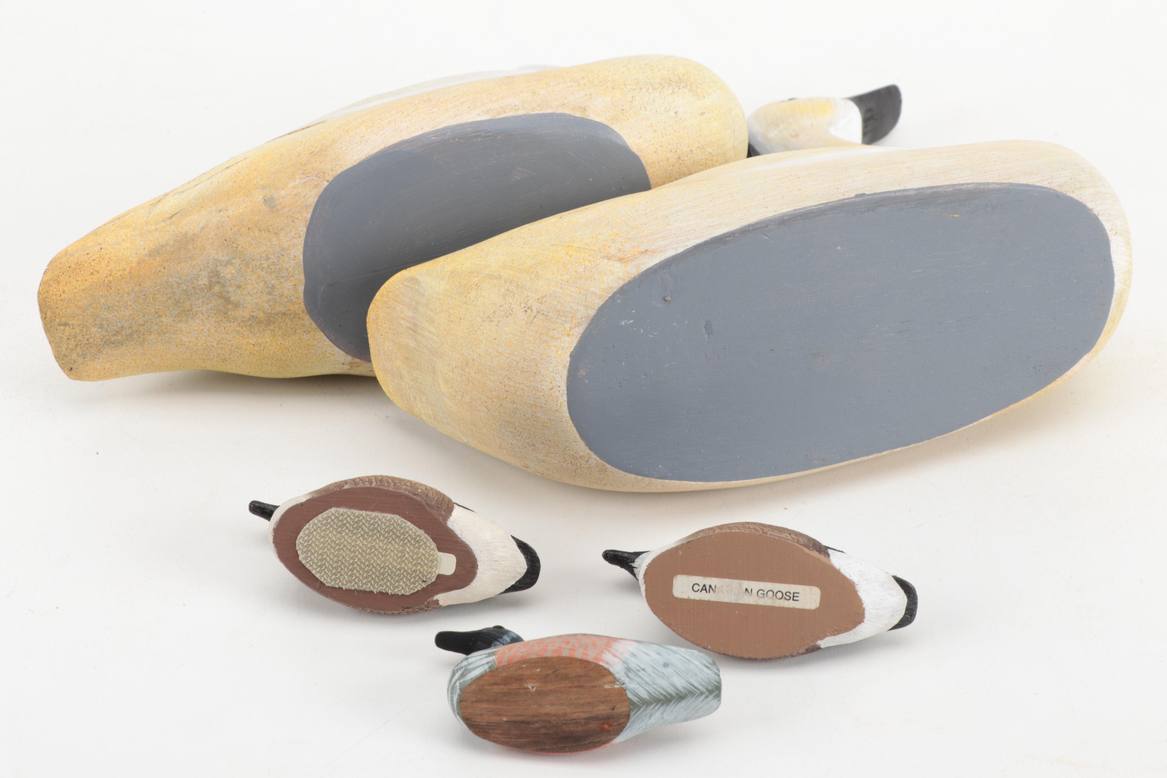 Framed Dog Tiles with Animal Figurines