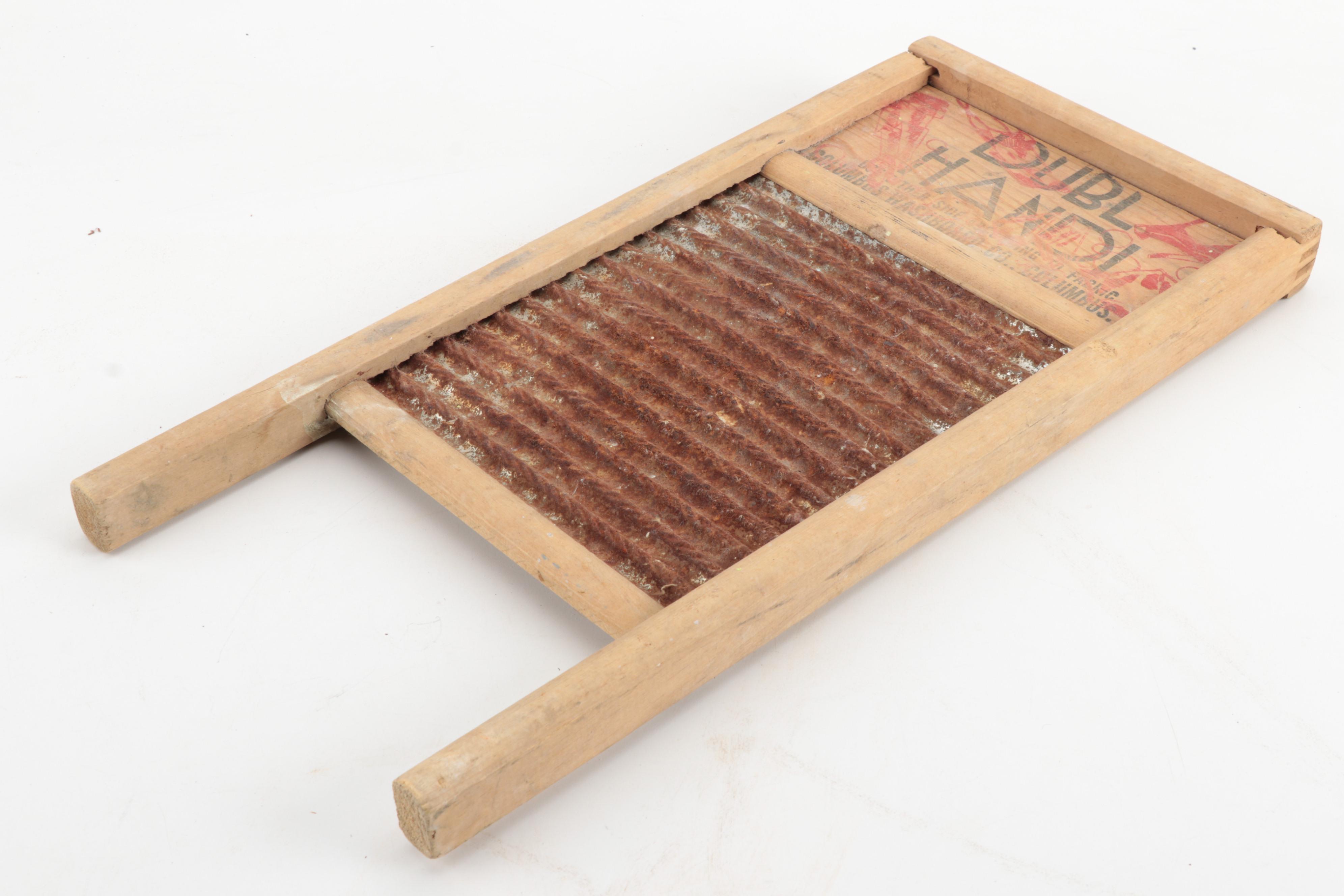 Columbus Washboard Co. Family and Lingerie Size Washboards, Vintage