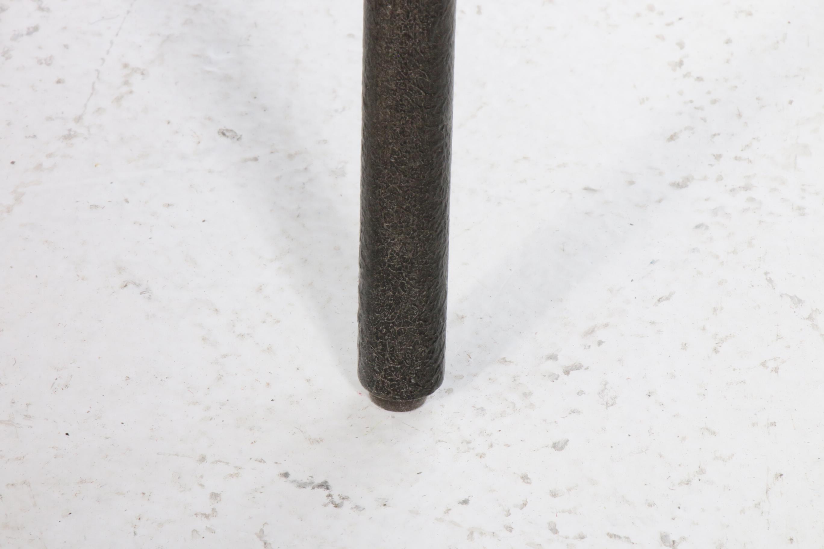 Hooker Furniture "Studio 7H Encase" Acacia, Walnut, and Black Metal Nightstand