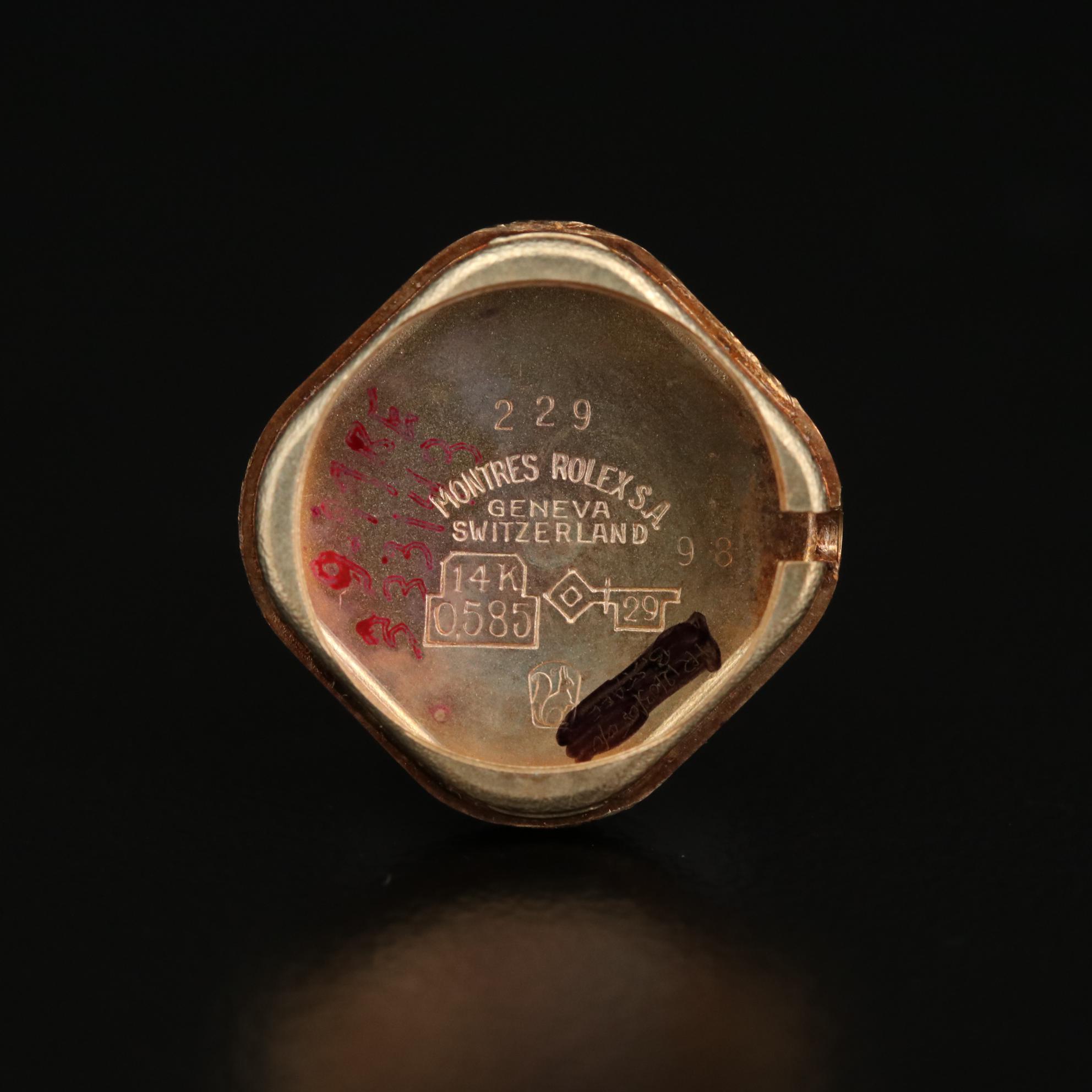 Rolex 14K Yellow Gold Manual Wind Watch