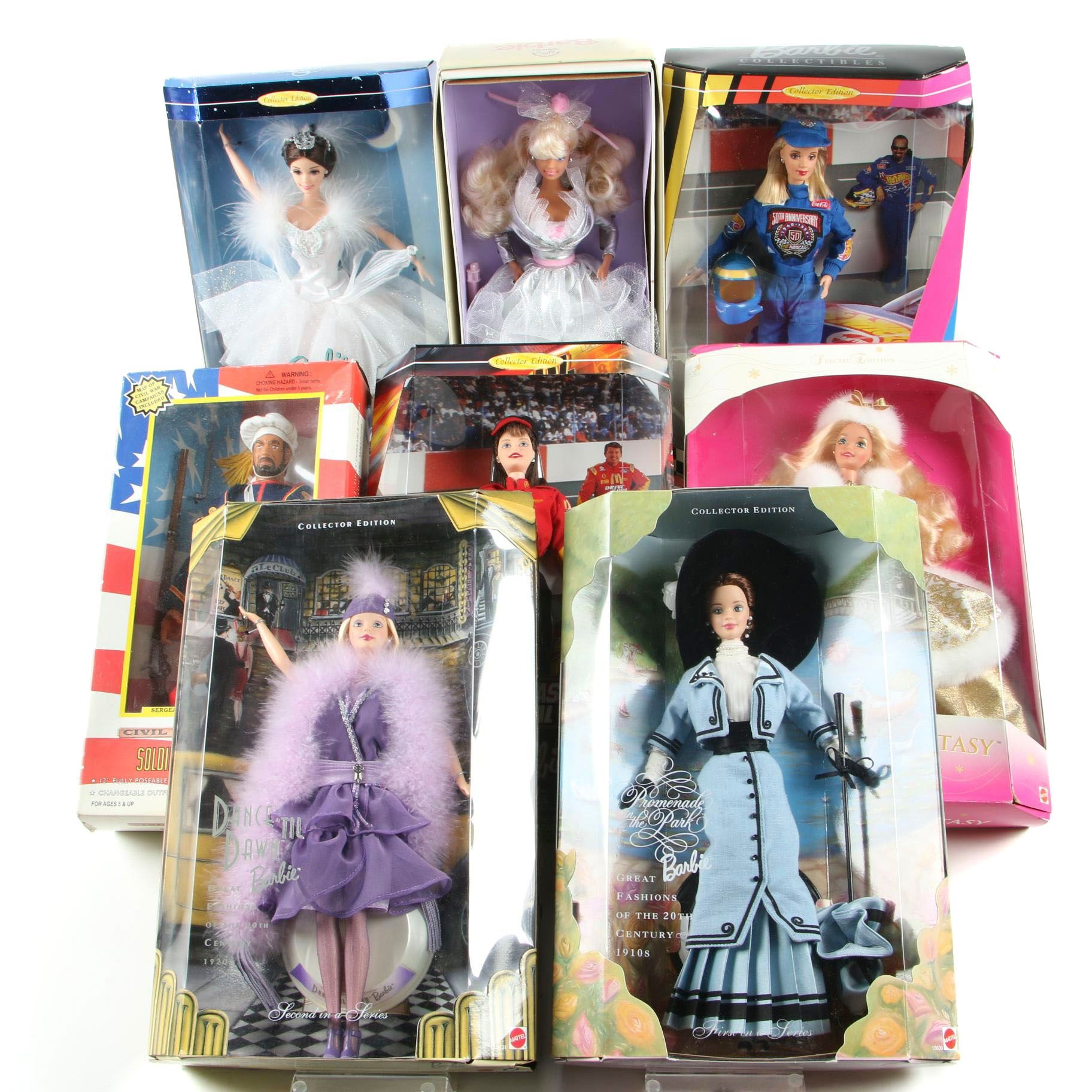 Mattel Dance 'til Dawn Barbie with Promenade in the Park Barbie and Others