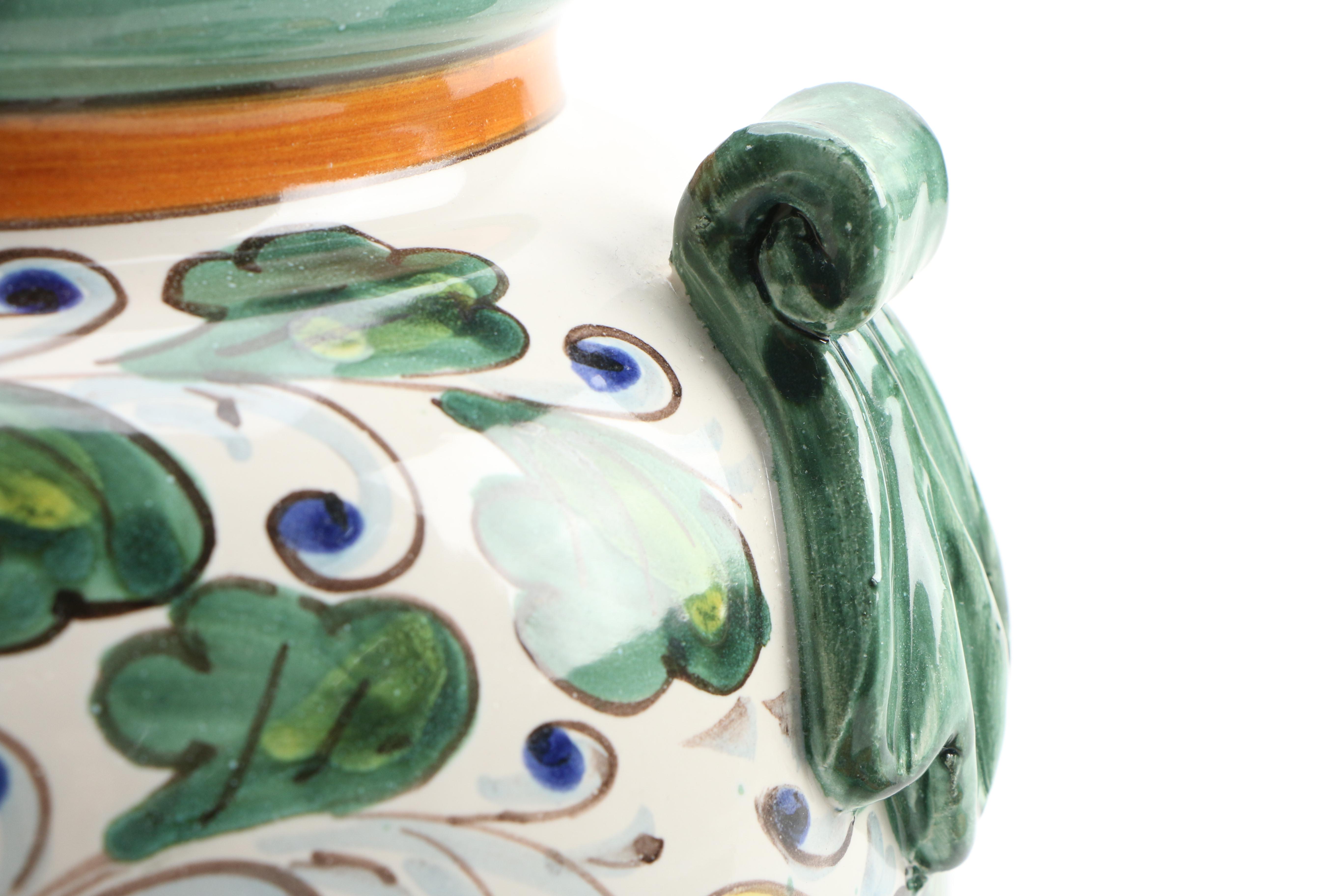 DiCamillo "Melograno Grande" Ceramic Cookie Jar, Contemporary