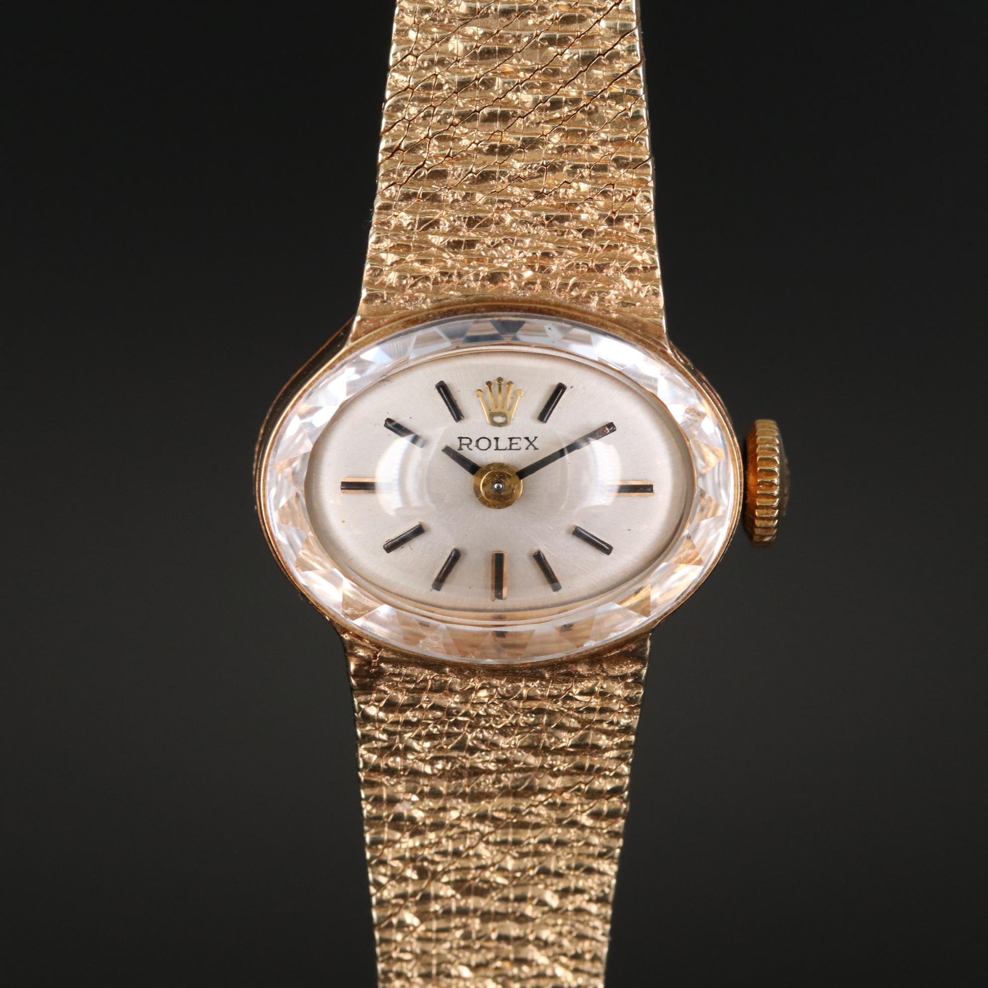 Rolex 14K Yellow Gold Manual Wind Watch