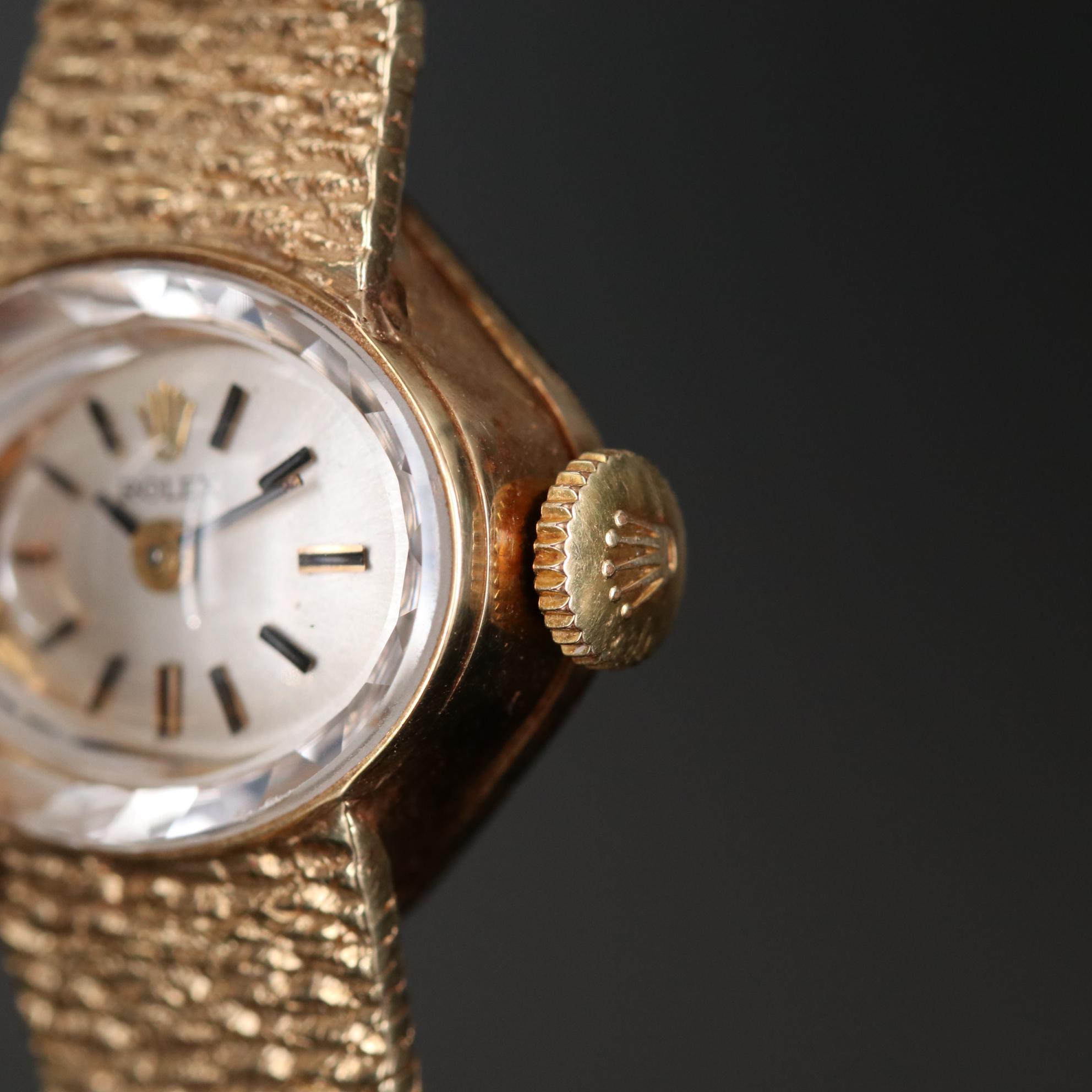 Rolex 14K Yellow Gold Manual Wind Watch