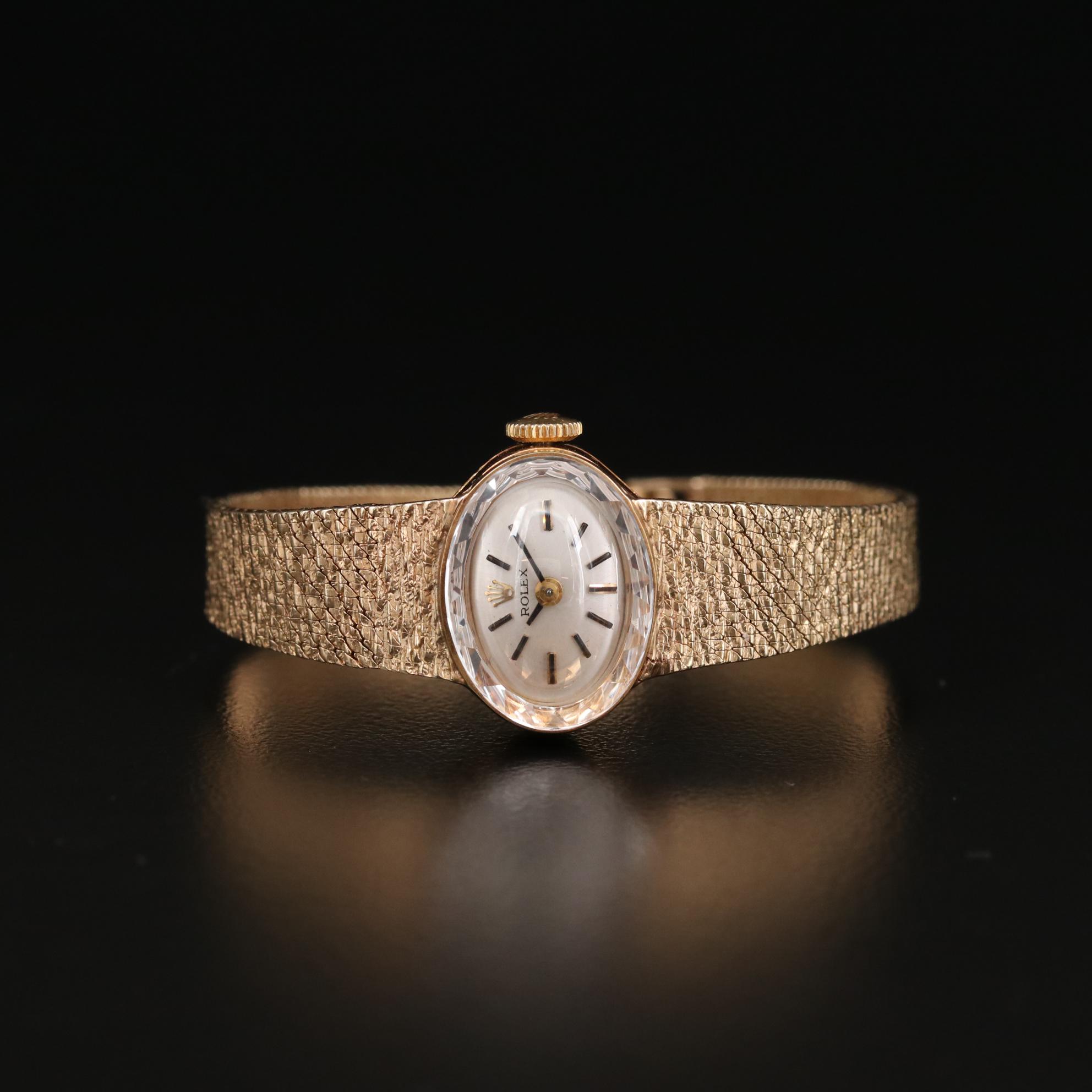 Rolex 14K Yellow Gold Manual Wind Watch