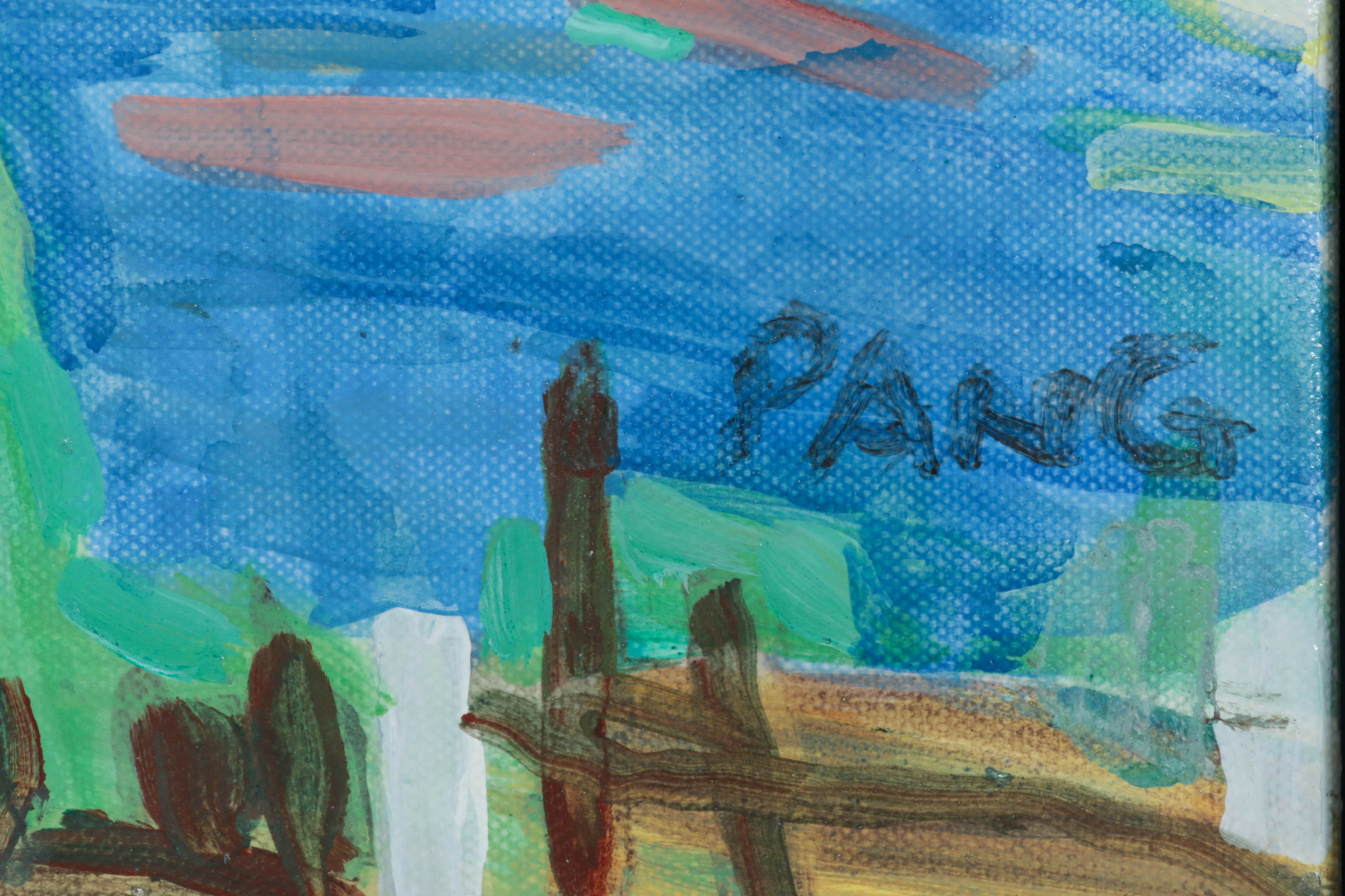 Pang Jen Oil Painting "Caribbean Harbor"