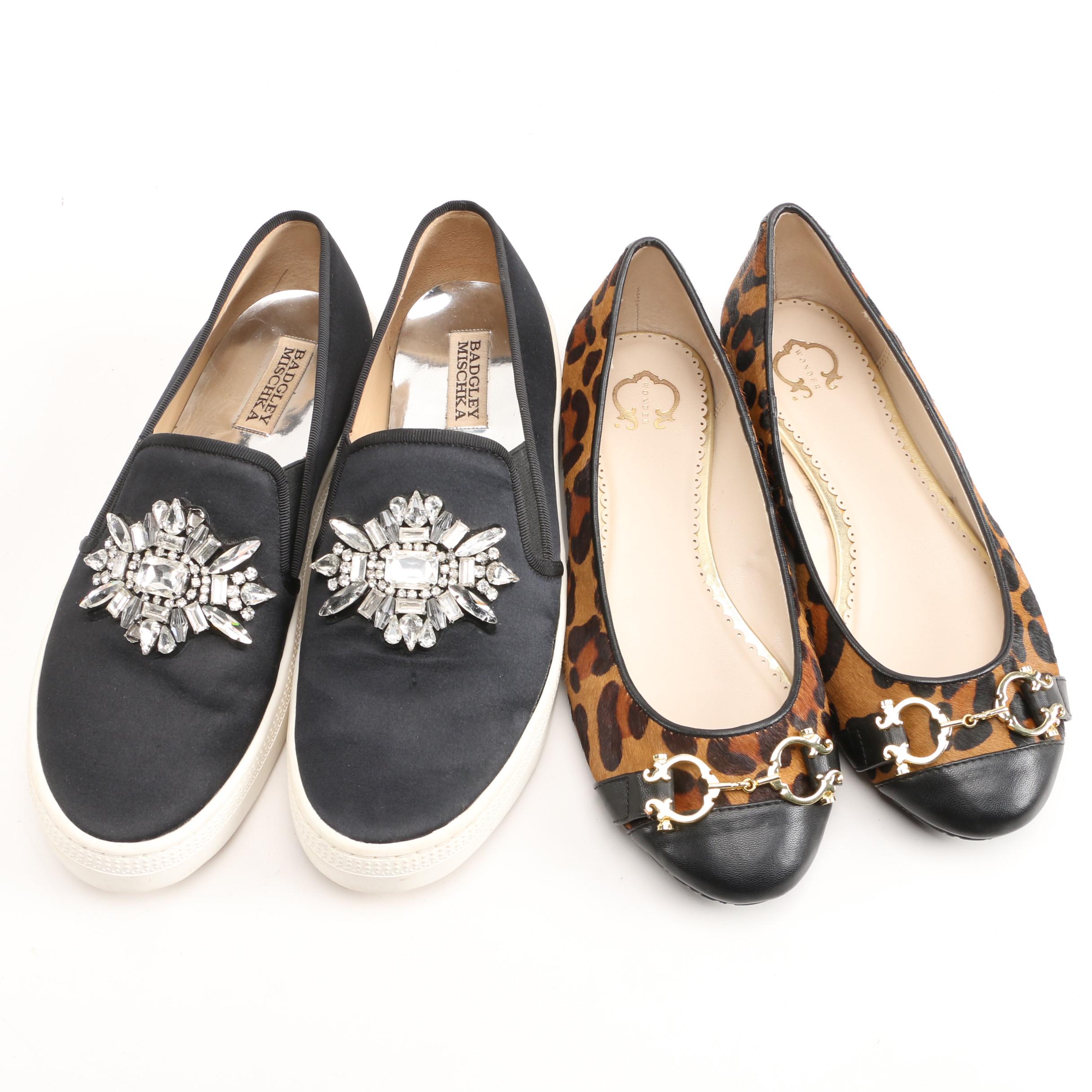 Badgley Mischka Embellished Satin Sneaker, Aldo Boots and C. Wonder Flats