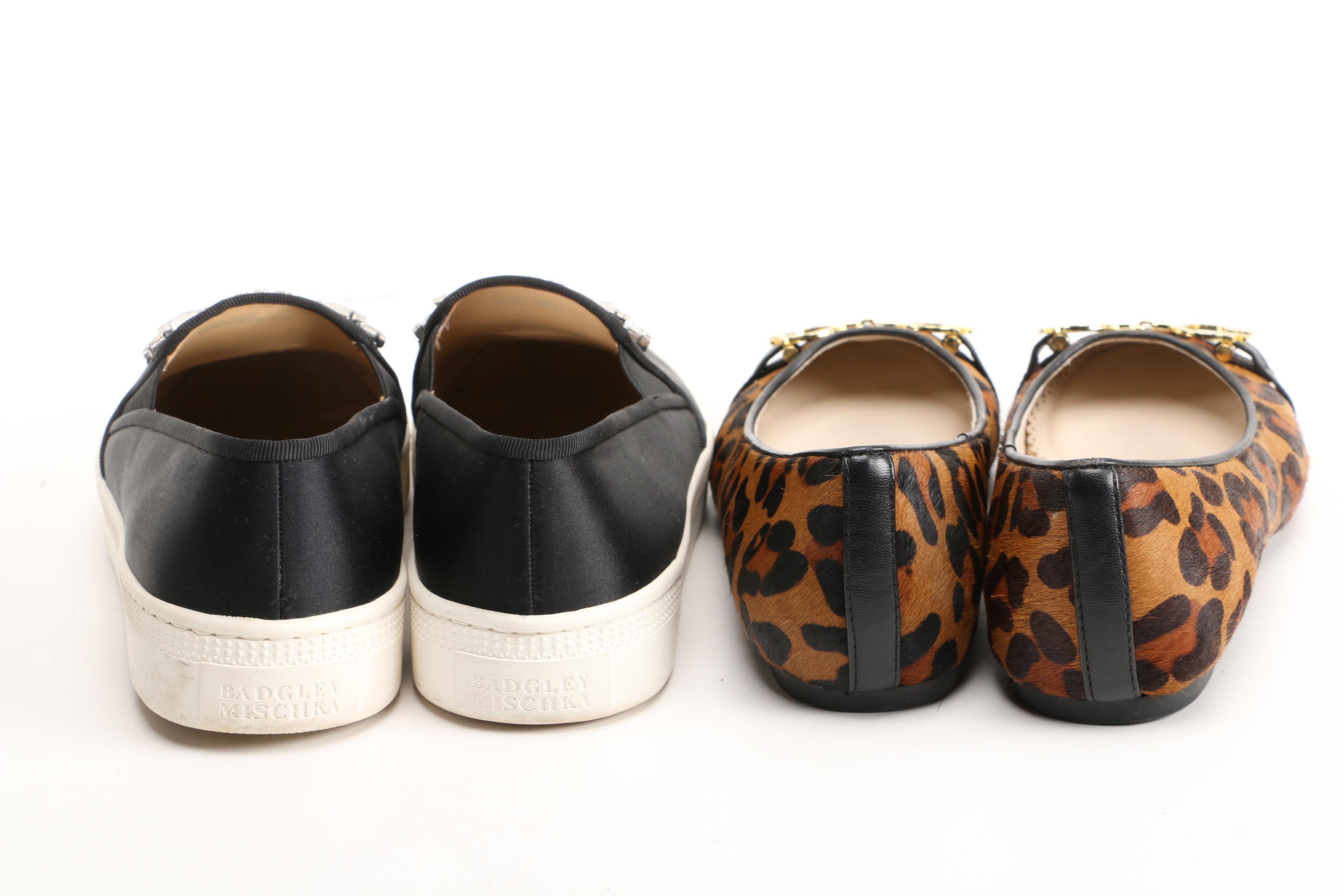 Badgley Mischka Embellished Satin Sneaker, Aldo Boots and C. Wonder Flats